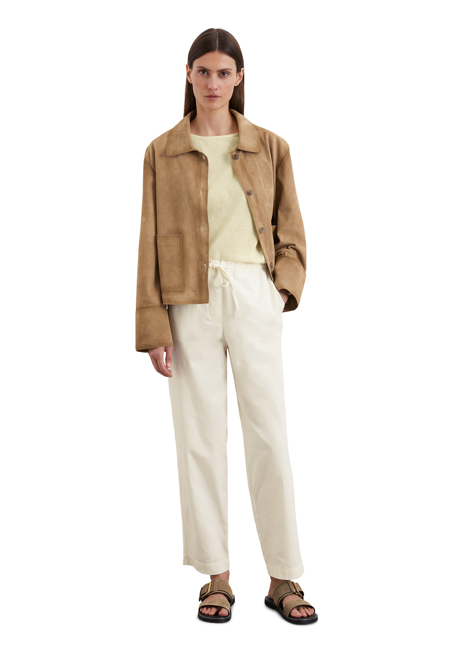 Marc O'Polo Chinohose »aus Organic-Cotton-Leinen-Mix«