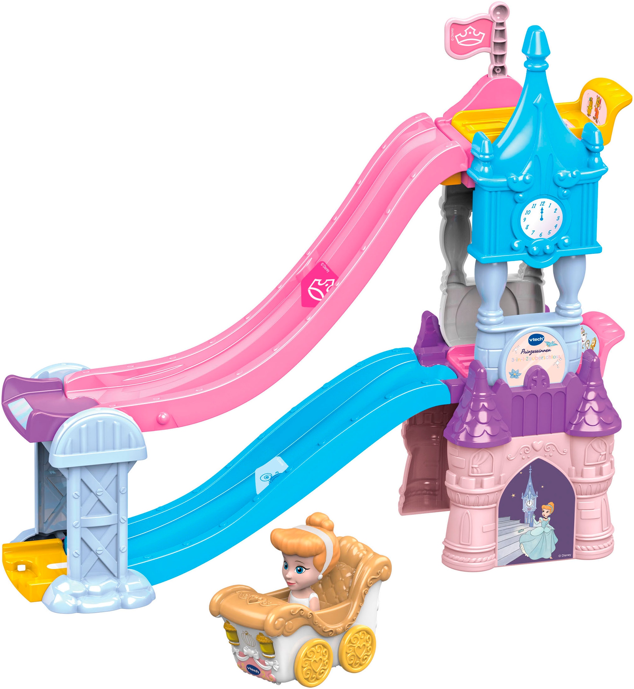 Vtech® Spielwelt »Tut Tut Baby Flitzer – Prinzessinnen 3-in-1-Zauberschloss«, mit Licht und Sound