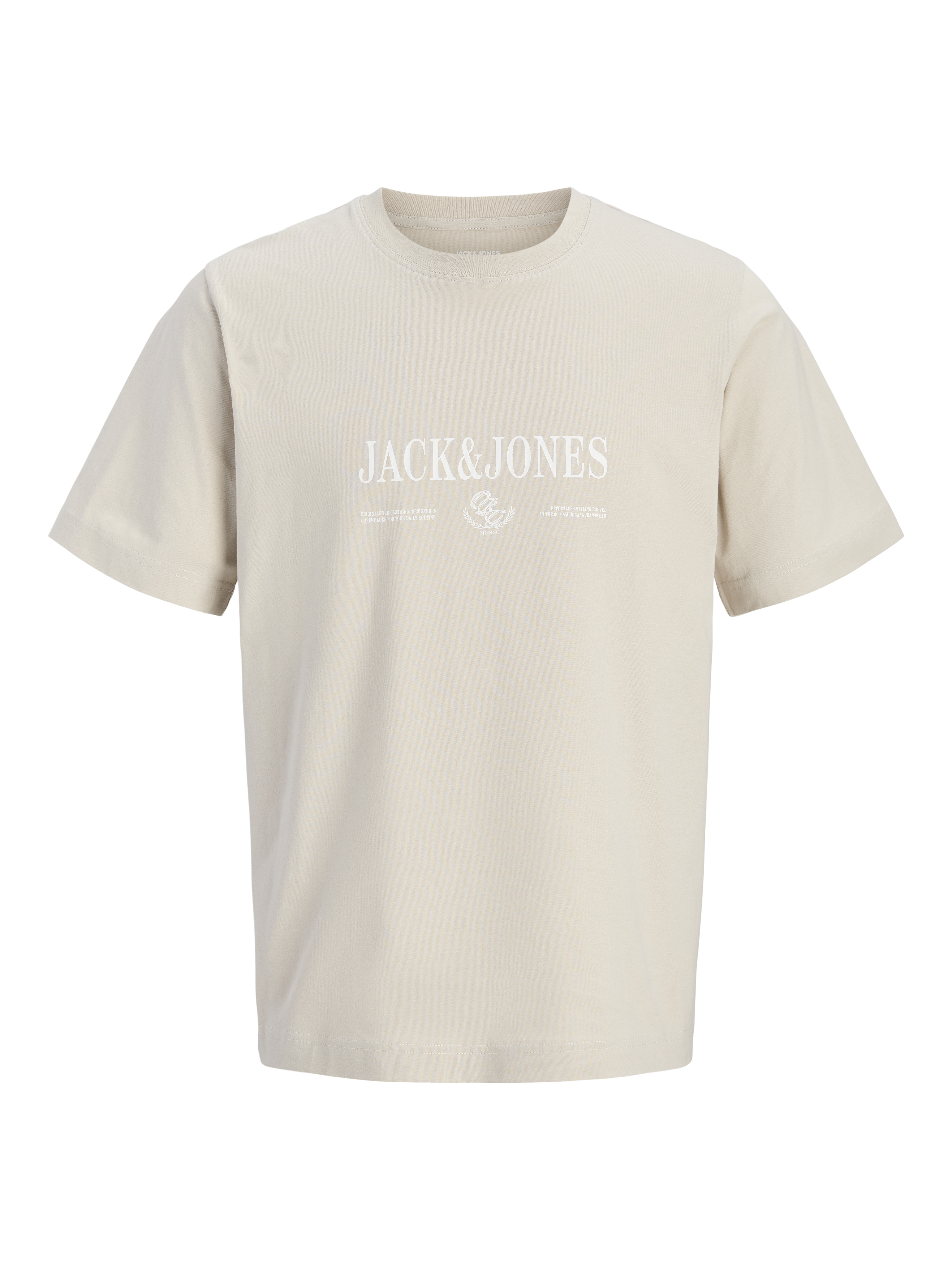 Jack & Jones T-Shirt "JORFREDERIKSBERG BRANDING TEE SS CN FST" Baumwolle, regular fit