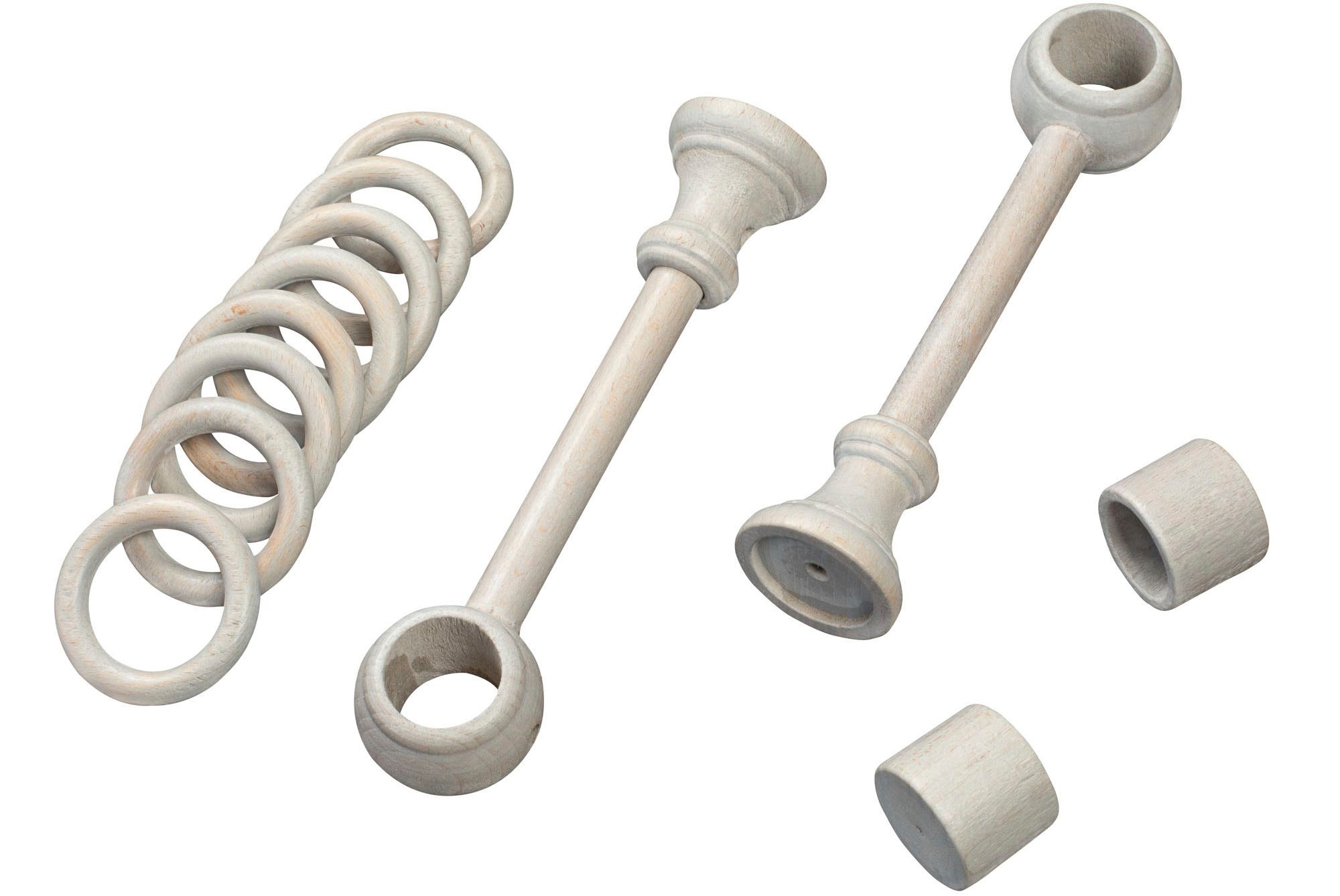 SN DECO GROUP Gardinenstange »Cafiro«, 1 läufig-läufig, Fixmaß