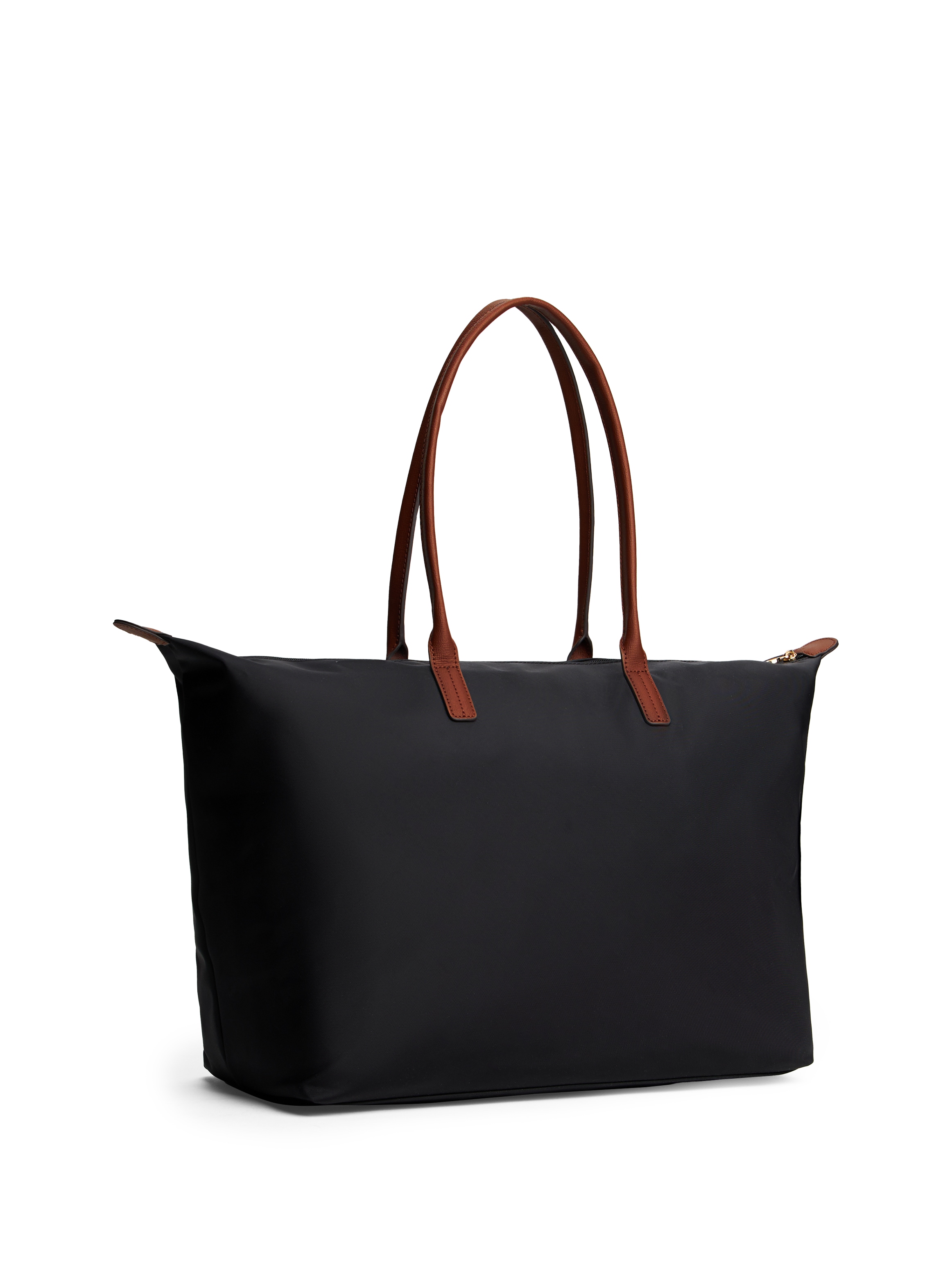 Tommy Hilfiger Tragetasche »POPETTE MAXI TOTE«, Damen Umhängetasche, Schultertasche mit Leder-Tragegriffen