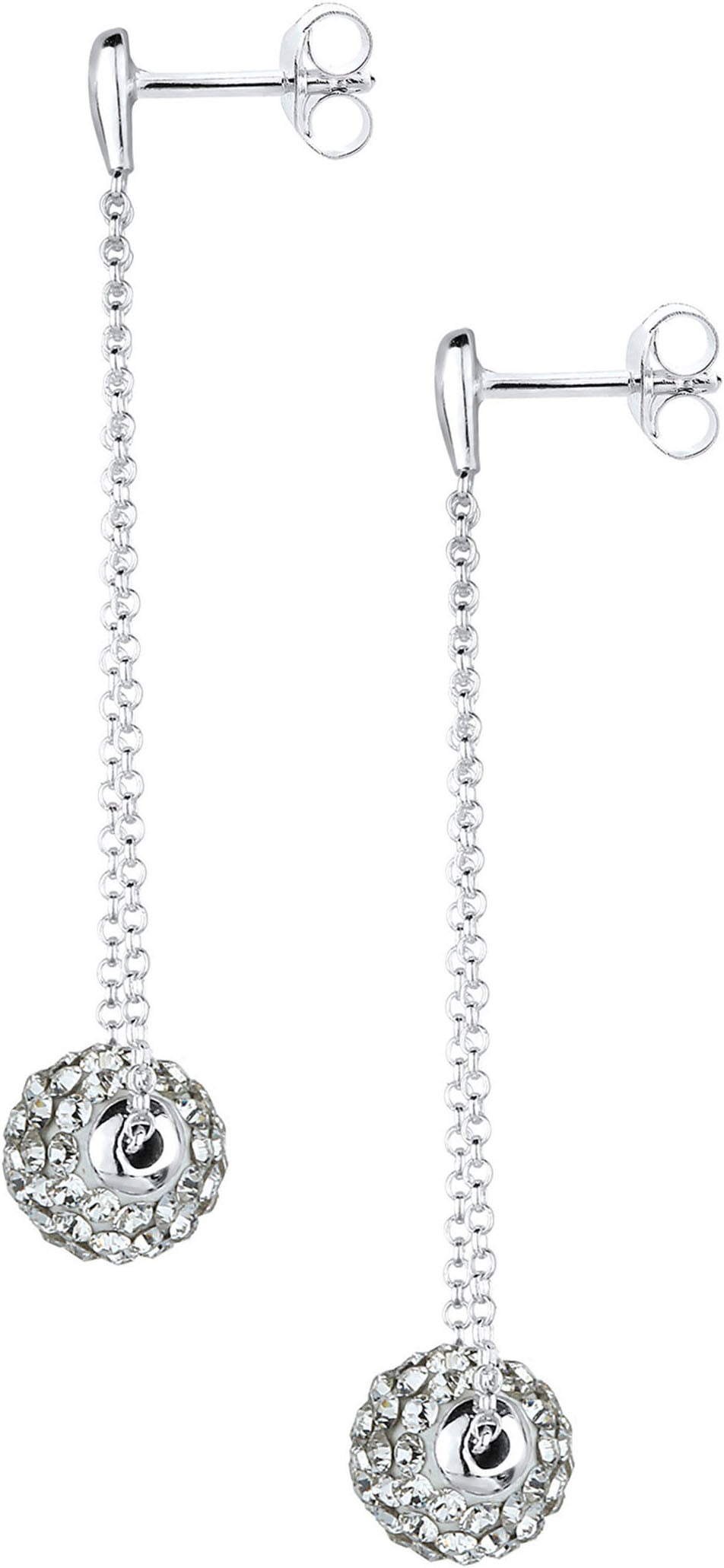 Elli Paar Ohrhänger »Schmuck Geschenk Silber 925 Ohrringe, 0303361915«, mit Glasstein