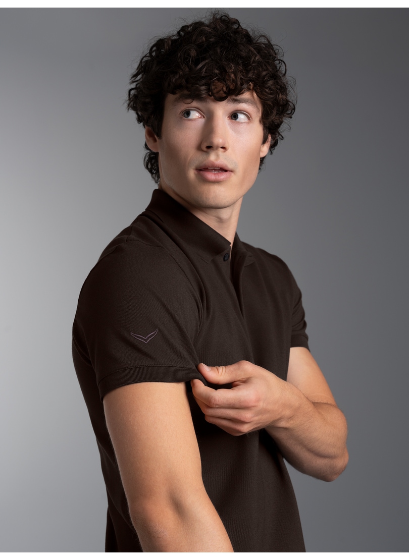 Trigema Poloshirt "TRIGEMA Slim Fit Poloshirt aus DELUXE-Piqué" 1