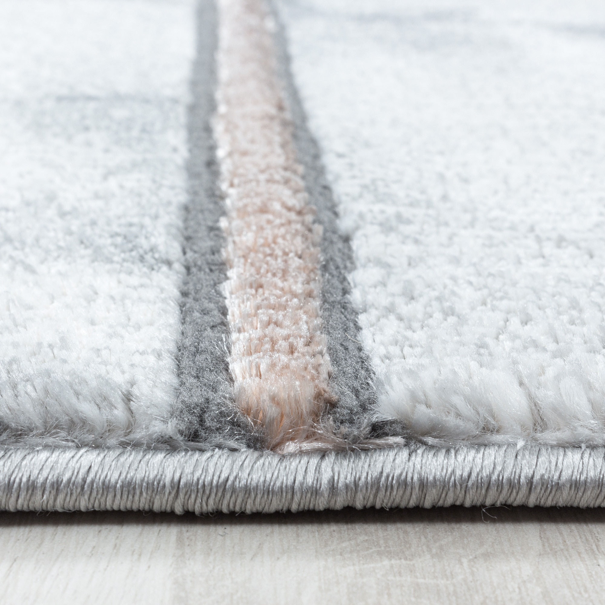 Ayyildiz Teppiche Teppich »NAXOS 3816« rechteckig 12 mm Höhe Läufer, Marmor Optik, Kurzflor, Wohnzimmer