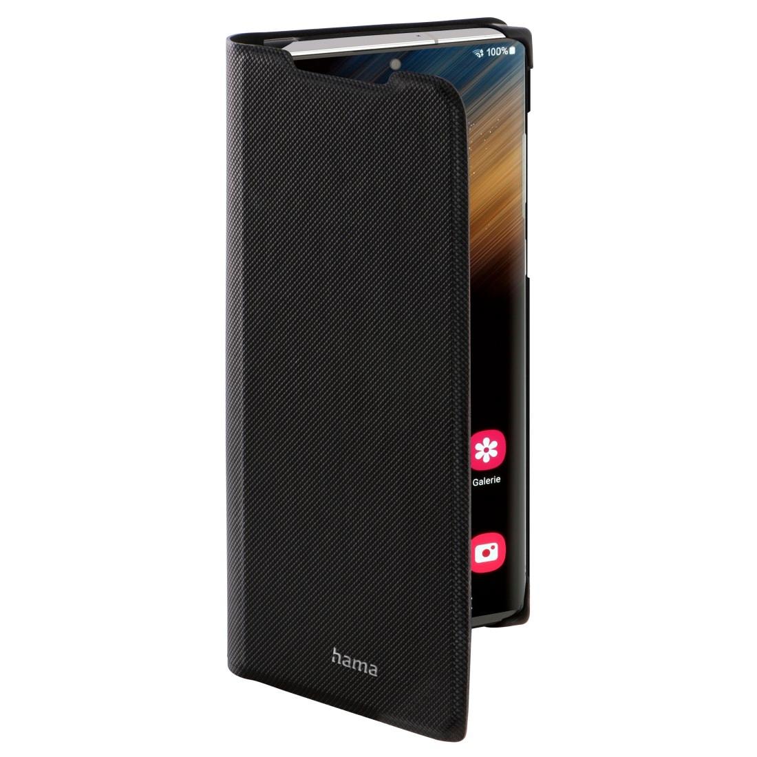 Hama Smartphone-Hülle »Booklet für Samsung Galaxy S22 Ultra (5G), schwarz, schlankes Design«, Samsung Galaxy S22 Ultra 5G, Mit Standfunktion und Einsteckfächer