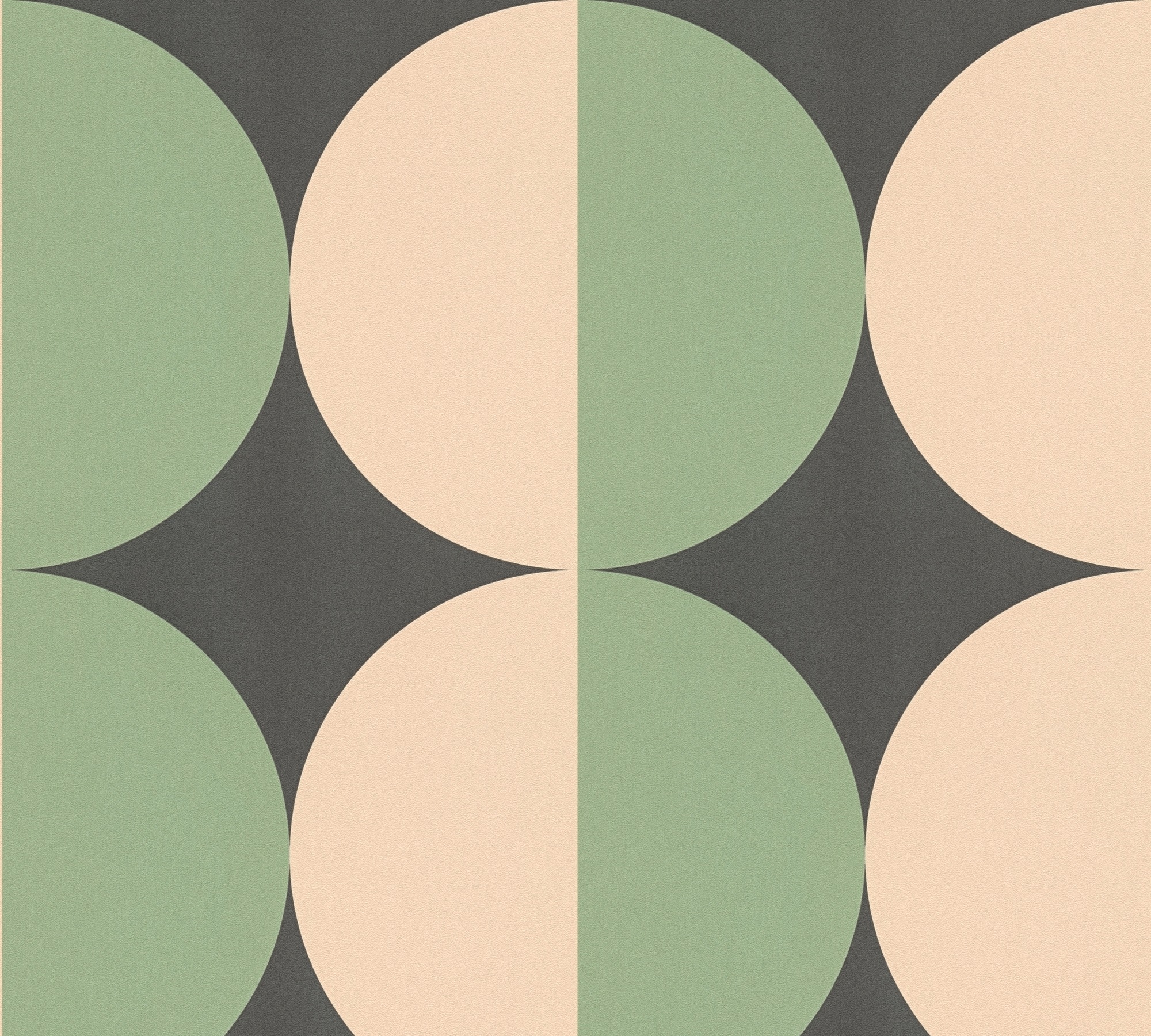 A.S. Création Vliestapete »Retro Geo Kreise« 3D-Optik leicht strukturiert Vliestapete Retro geometrisch Kreise, versch. Farben