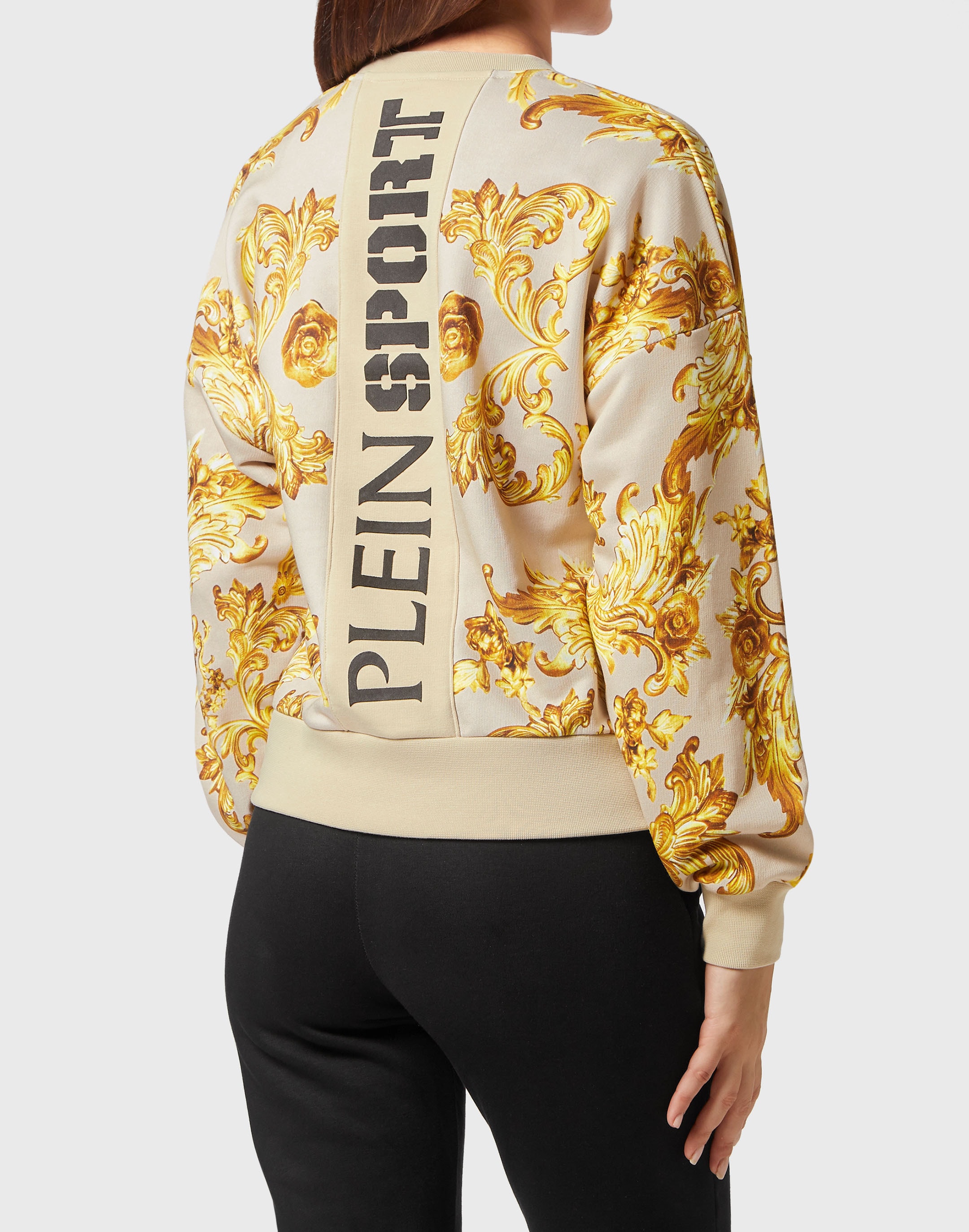 PLEIN SPORT Sweatshirt »Cropped Sweatshirt LS Baroque«