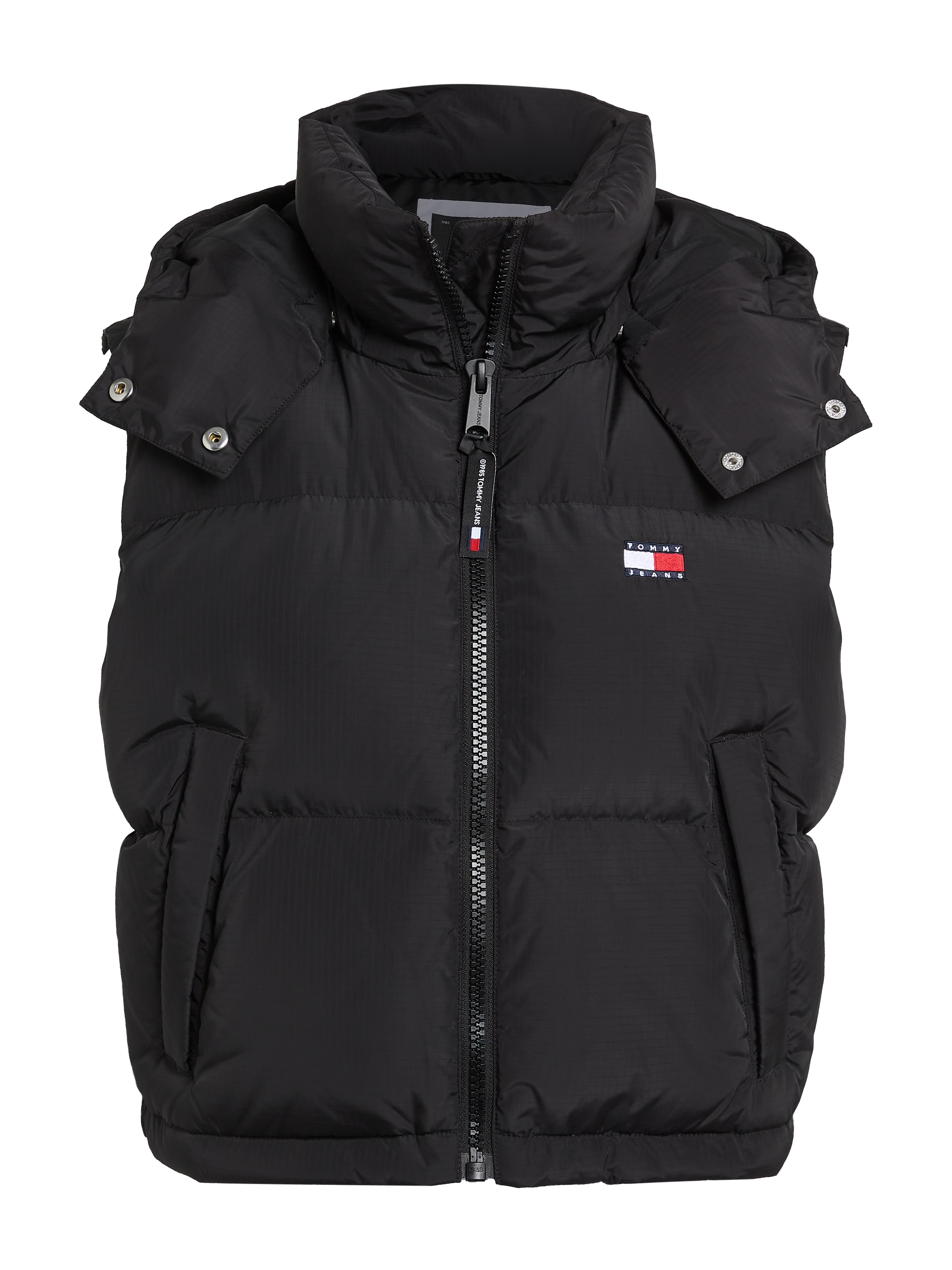 Tommy Jeans Steppweste »TJW CRP ALASKA PUFFER VEST«, in modischer Cropped Form, Puffer