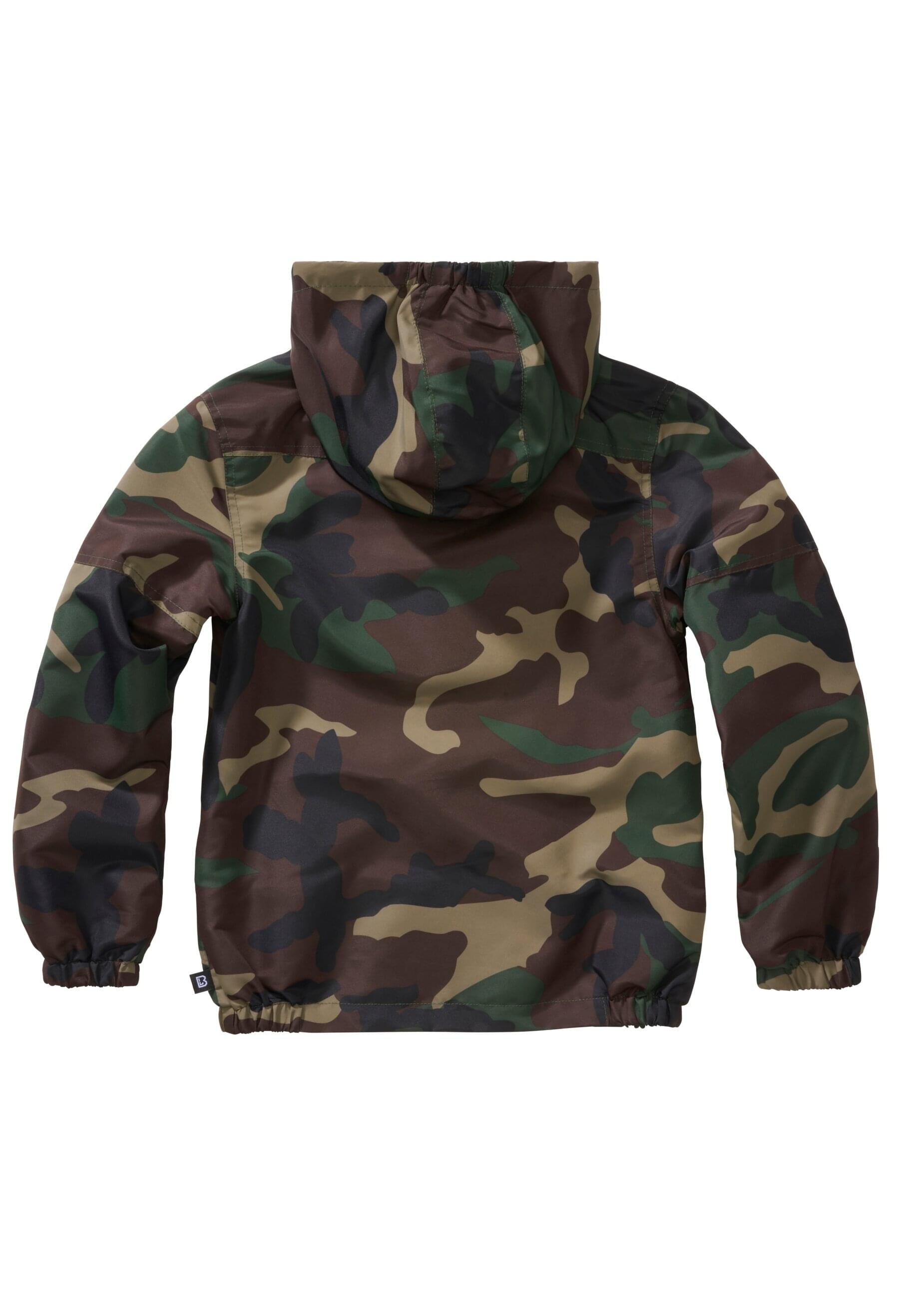 Brandit Allwetterjacke »Brandit Herren Kids Summer Windbreaker Frontzip«, (1 St.), mit Kapuze