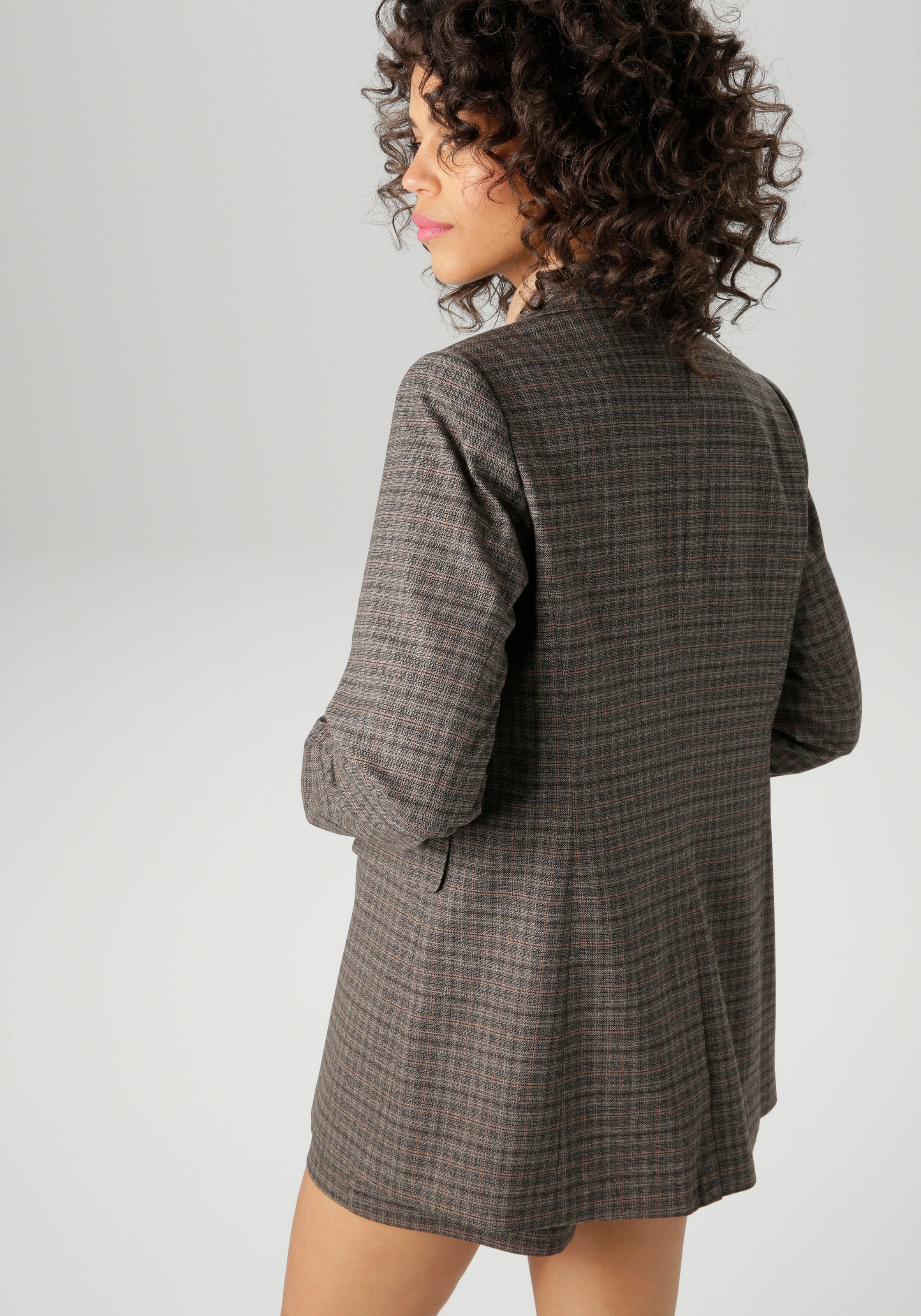 Aniston CASUAL Longblazer, im dezenten karo-Dessin - NEUE KOLLEKTION