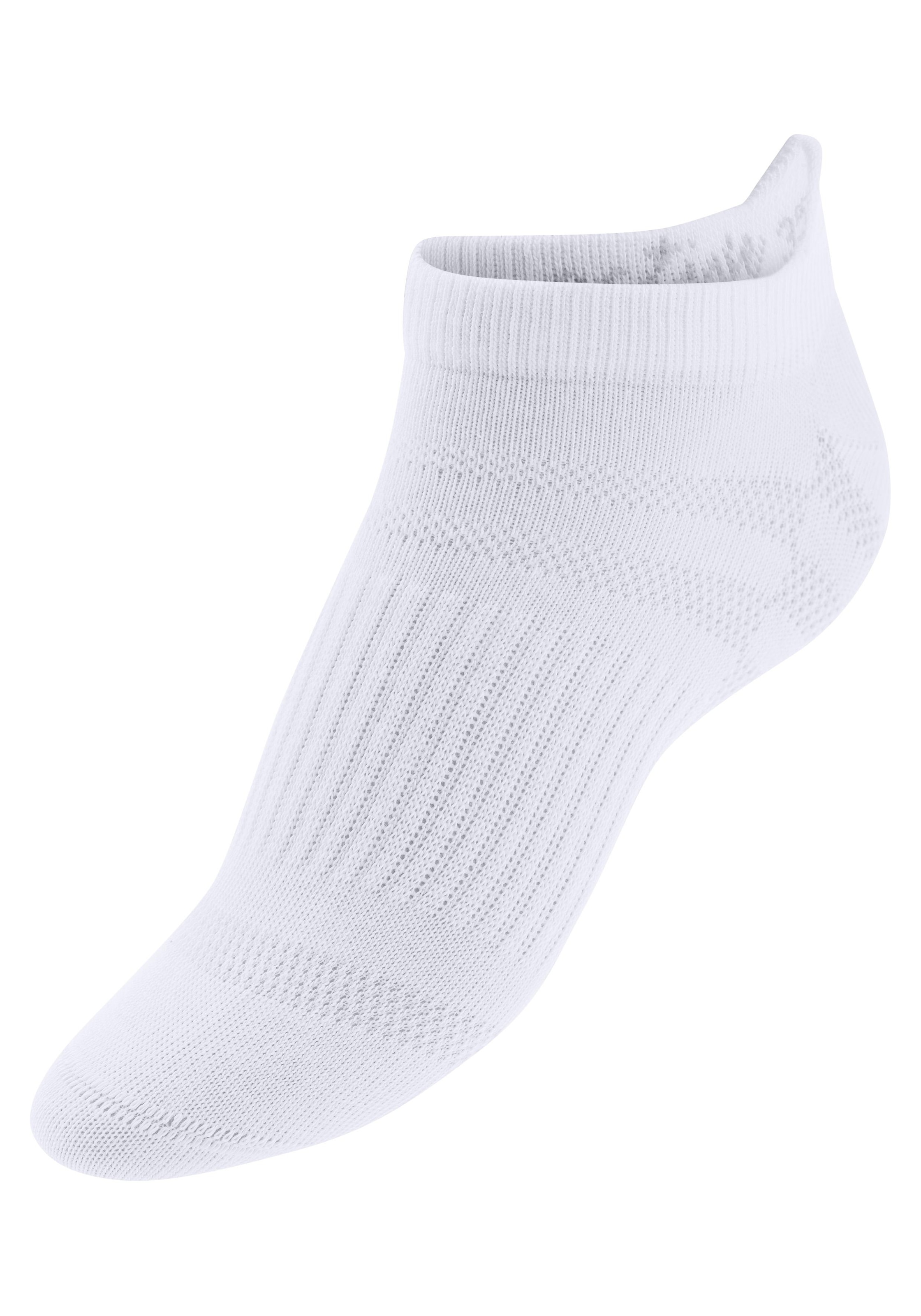 Piqué-Optik bestellen 7 ACTIVE | Paar), (Set, in LASCANA BAUR Sneakersocken,