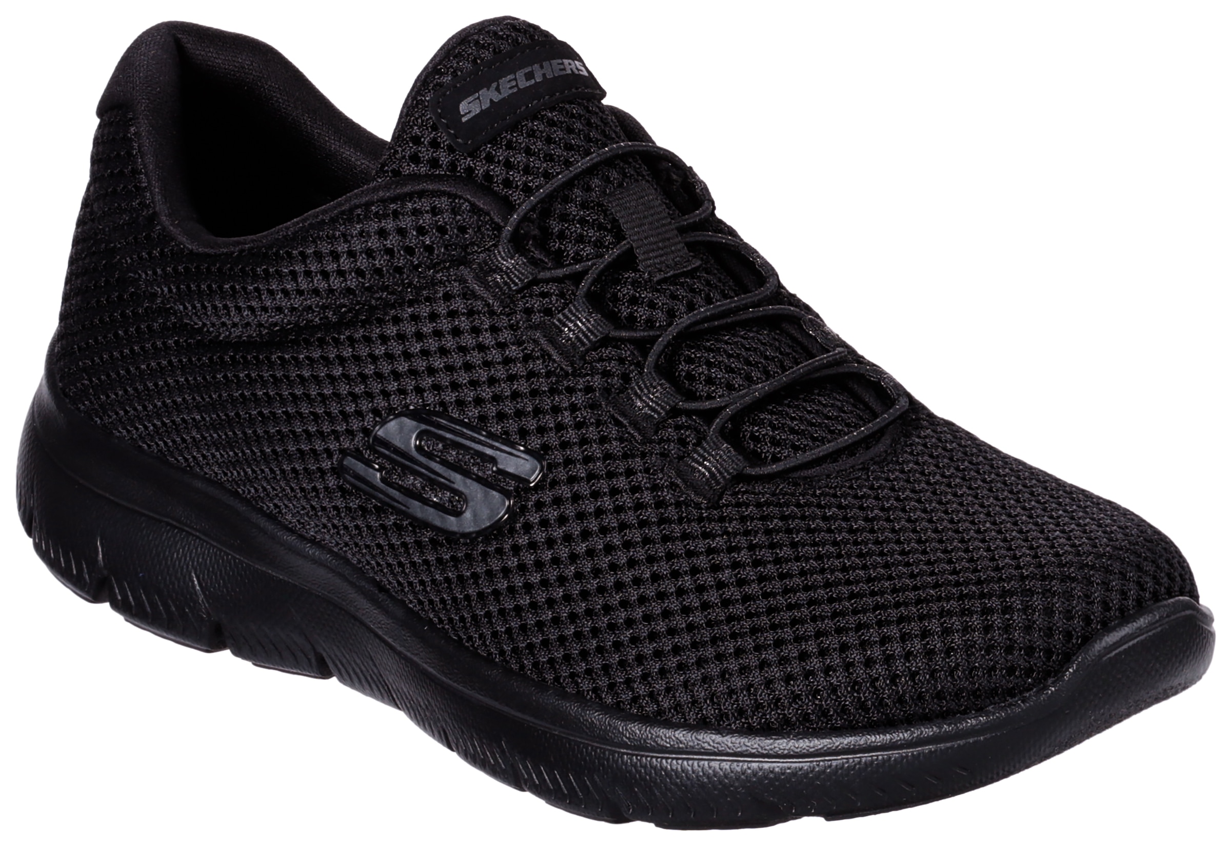 Skechers Slip-On Sneaker »SUMMITS«, Freizeitschuh, Halbschuh, Schlupfschuh mit komfortabler Innensohle