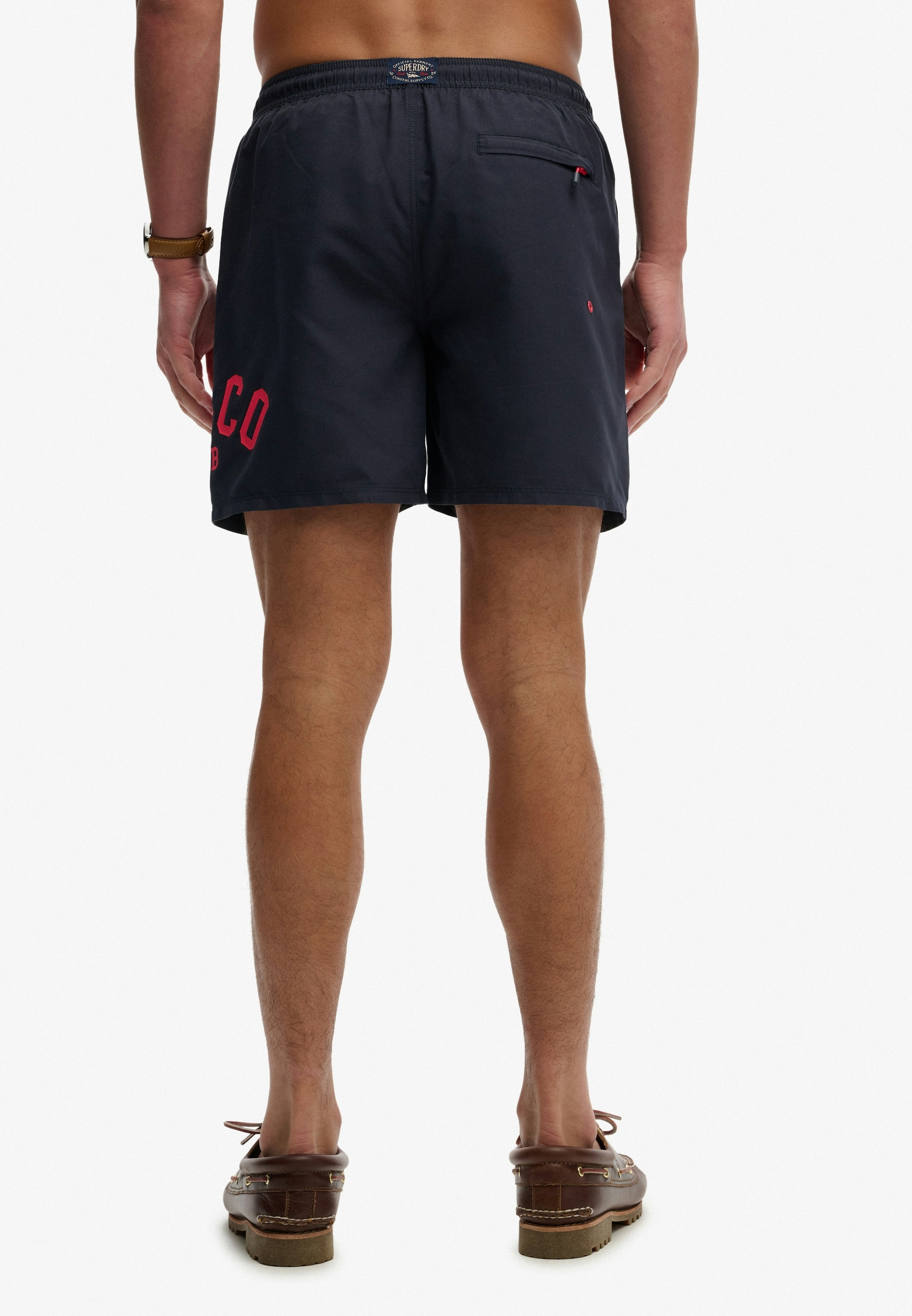 Superdry Badeshorts »PRINTED LOGO 16 SWIM SHORT«