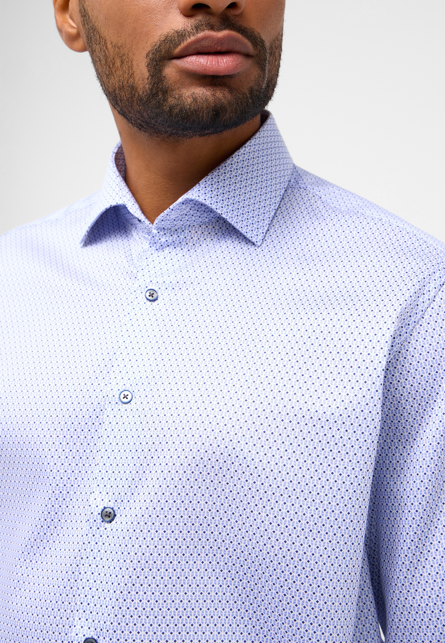 Thumbnail - Eterna Langarmhemd "MODERN FIT" NON IRON (bügelfrei)