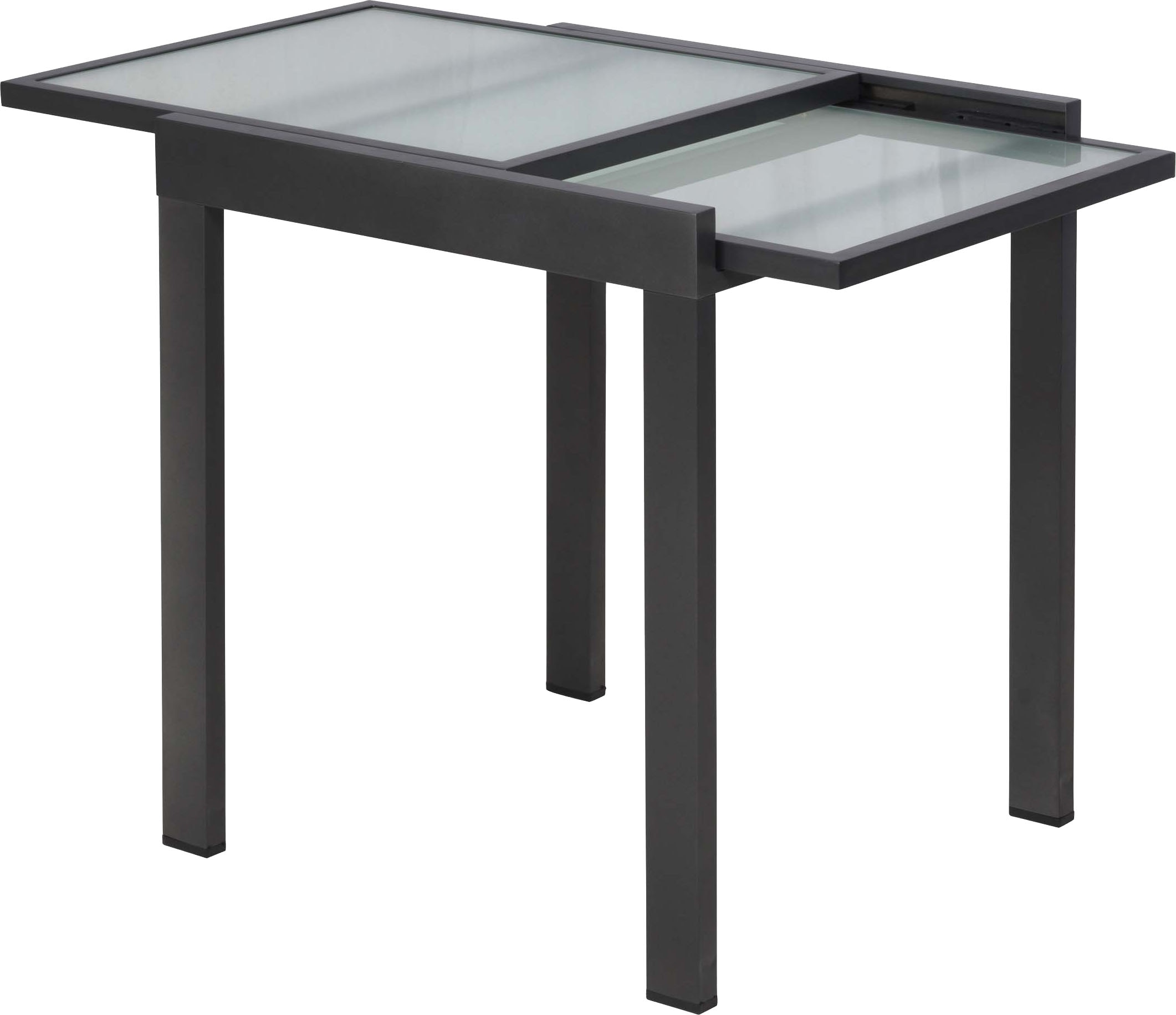 MERXX Balkonset »Amalfi« Set, 3 tlg. inkl. 2 Klappsessel, 1 Balkonausziehtisch