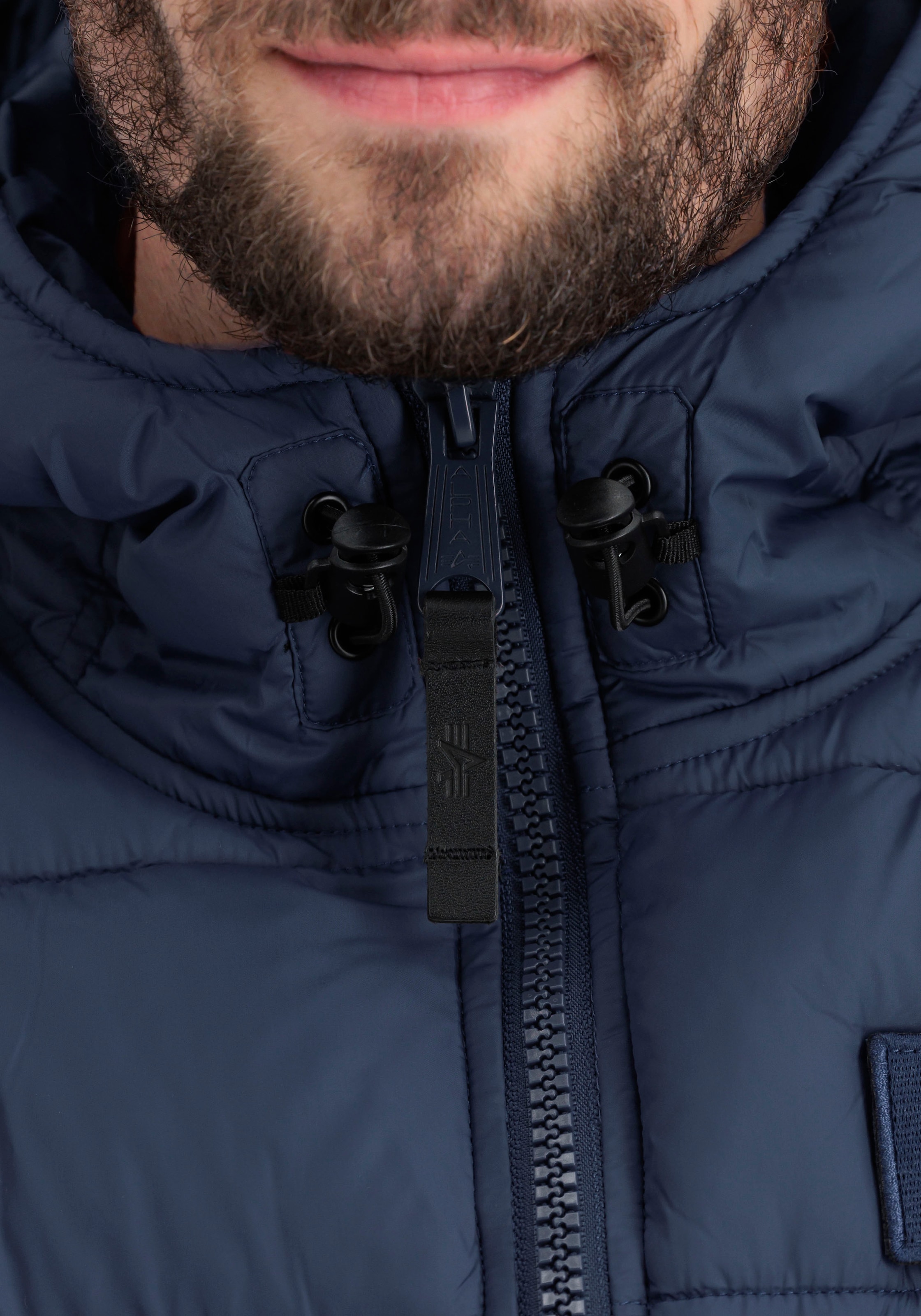 Alpha Industries Steppjacke »Hooded Puffer Alpha FD«, mit Kapuze
