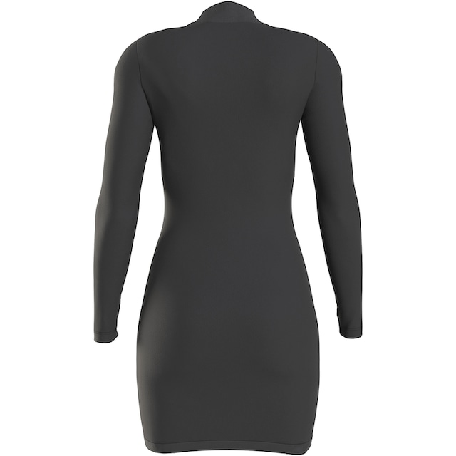 Calvin Klein Jeans Minikleid »WOVEN LABEL RIB LS DRESS« für kaufen | BAUR