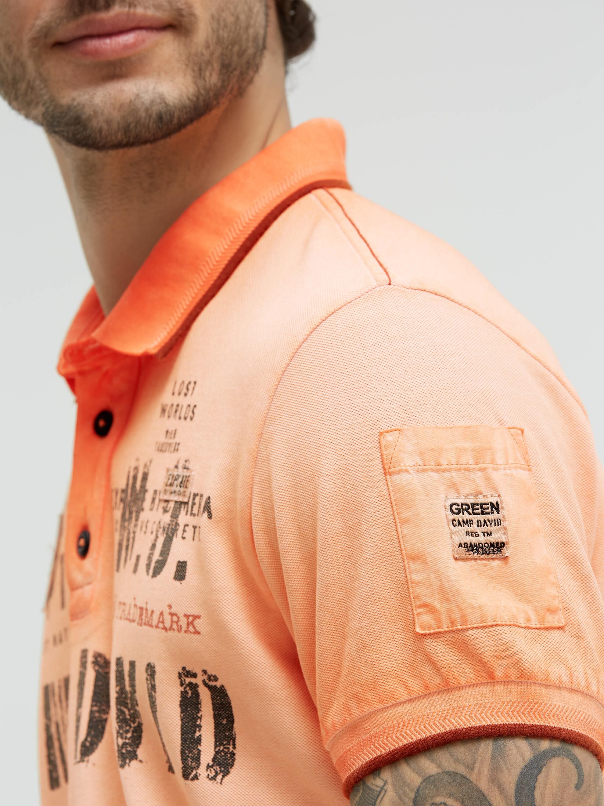 CAMP DAVID Poloshirt aus Baumwolle