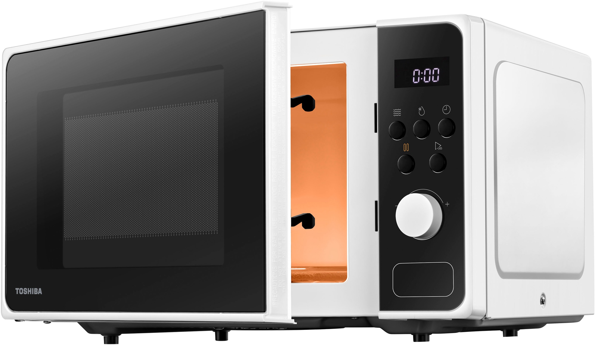 Toshiba Mikrowelle »MM2-AM23PF(WH)«, Mikrowelle, 800 W