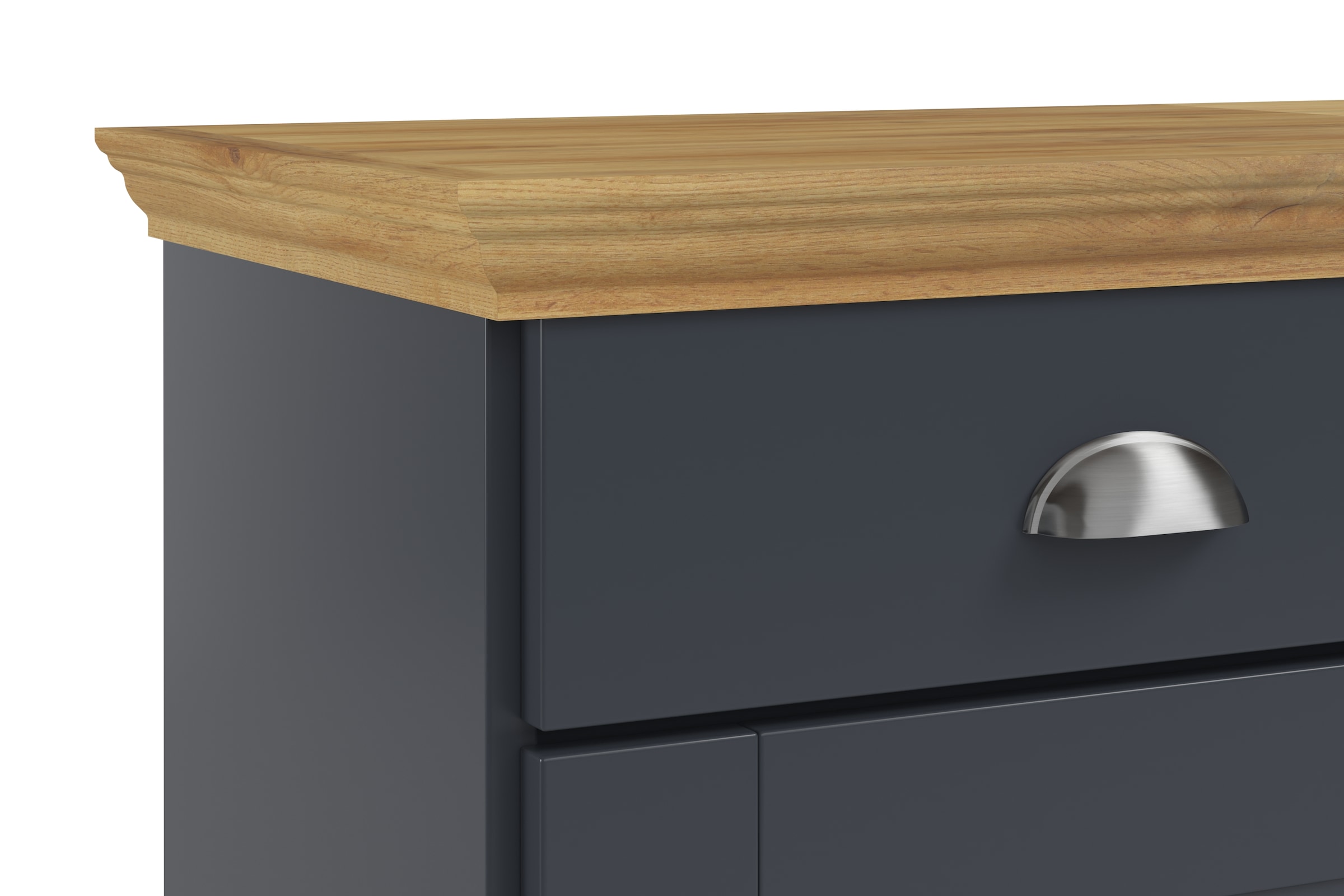 Home affaire Sideboard »Motala«, Kommode, 3 Schubladen und 2 verstellbare Einlegeböden, Breite 125 cm