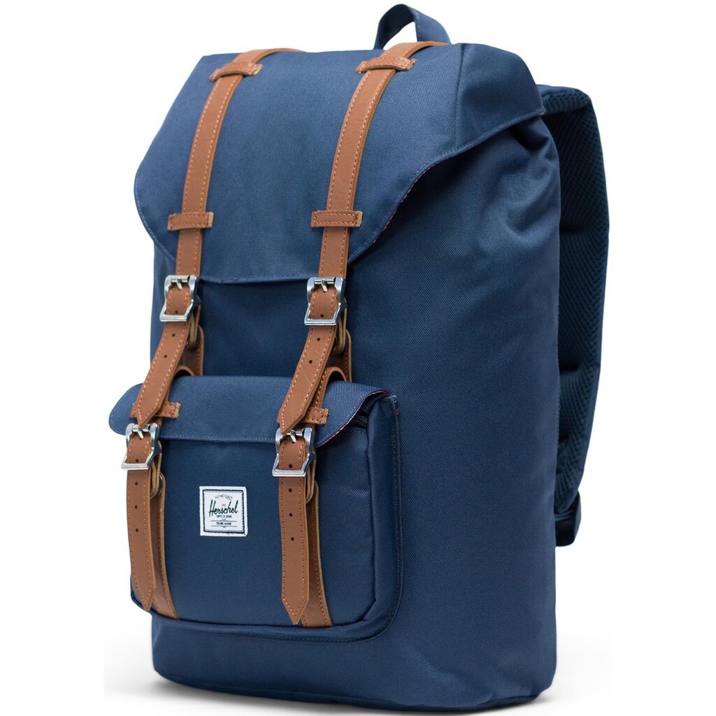 Herschel Laptoprucksack »Classic, Little America Mid-Volume, Navy«