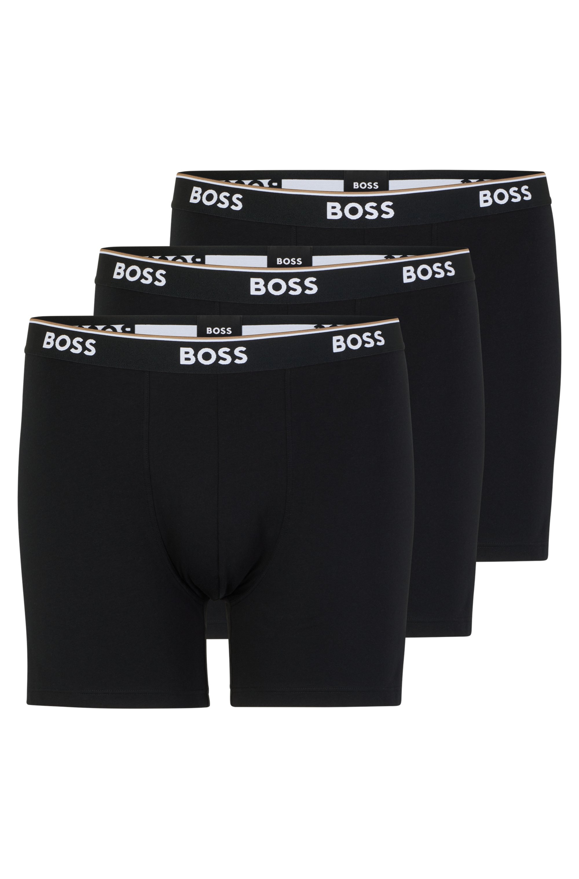 BOSS Langer Boxer Packung, 3er-Pack, mit Logo-Bund günstig online kaufen
