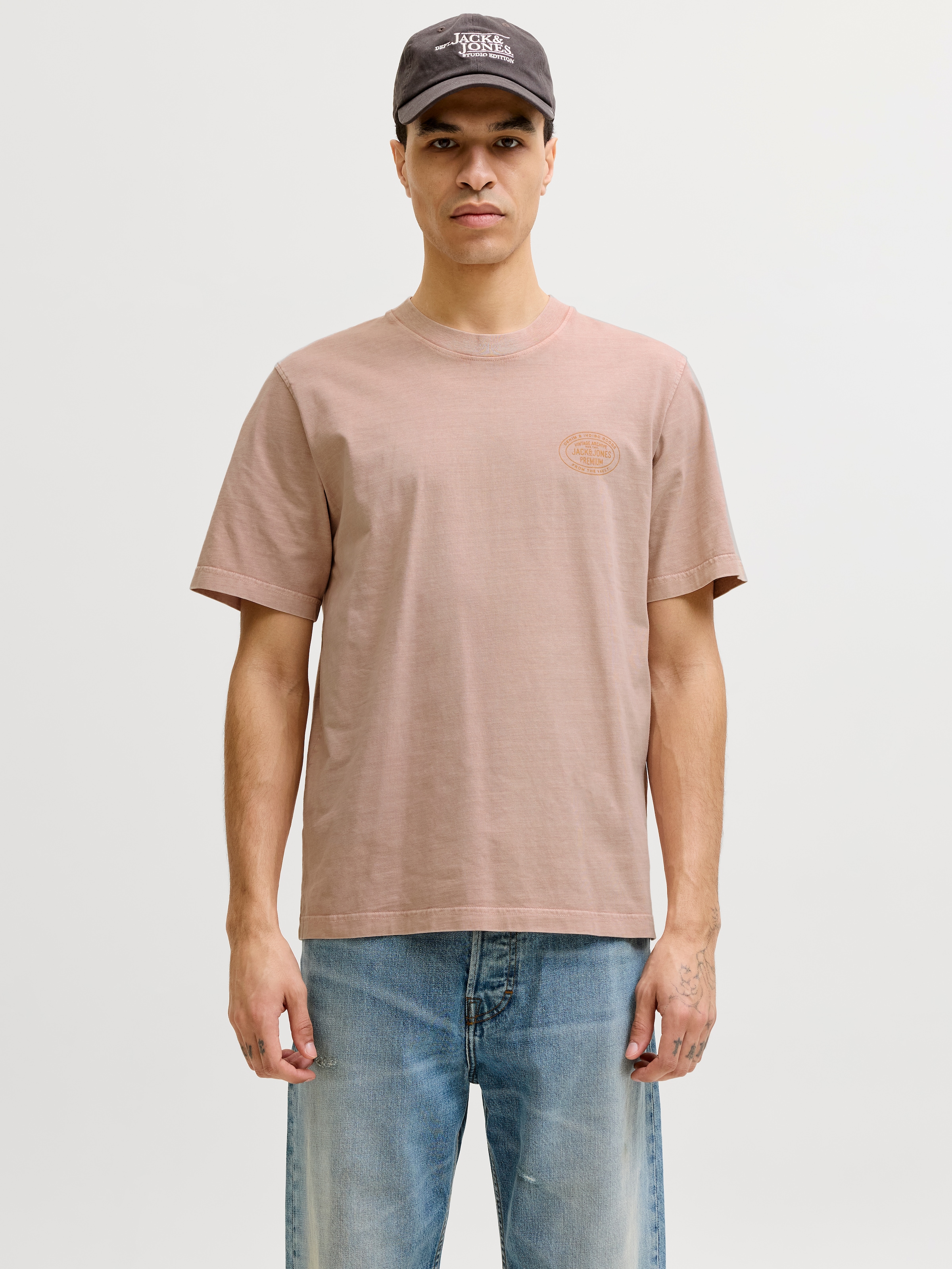 Jack & Jones T-Shirt »JPRBLUFELIX SS TEE« mit Logo Print