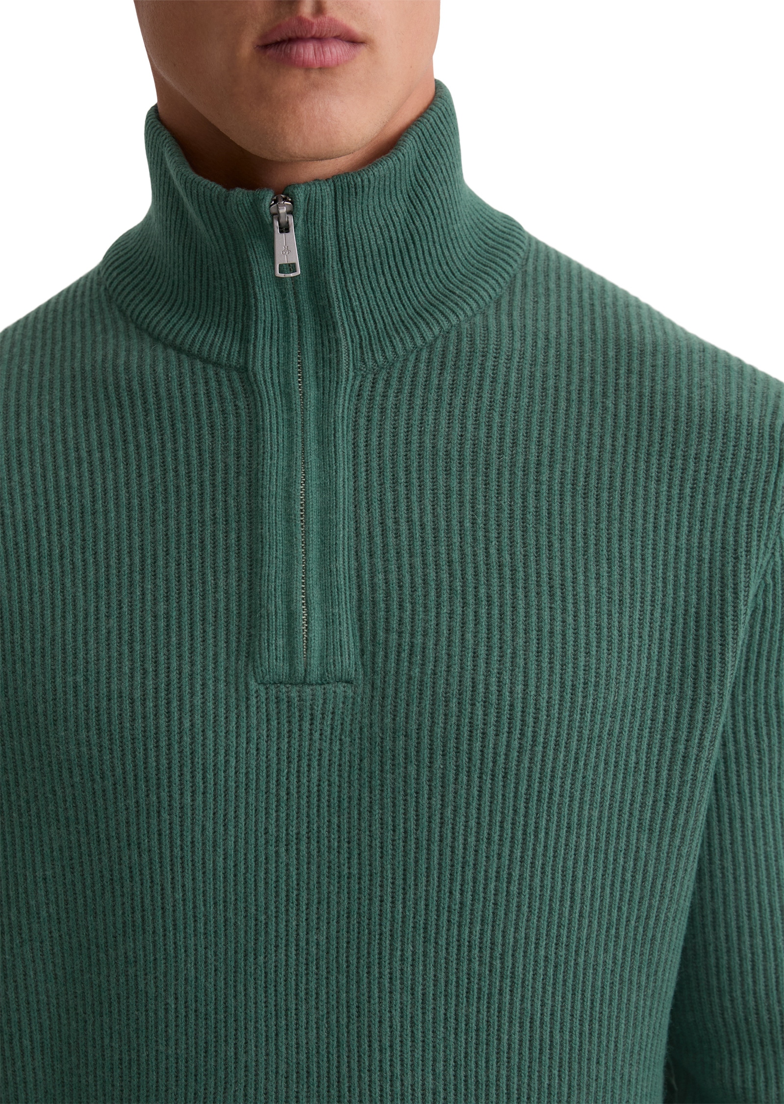 Marc O'Polo Strickpullover »aus Baumwoll-Schurwoll-Mix«