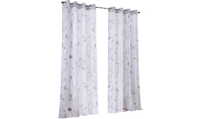 Kutti Vorhang »Bonnie«, (1 St.), Gardine, halbtransparent, bedruckt, Polyester kaufen