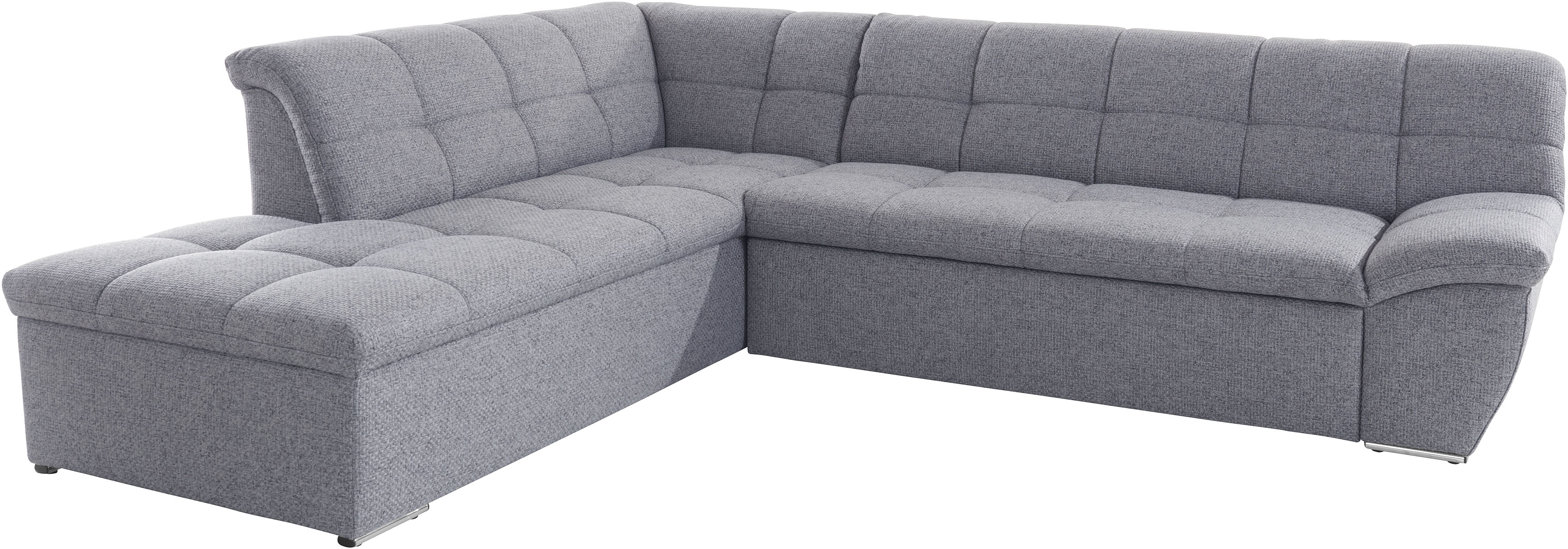 Thumbnail - DOMO collection Ecksofa "Lagoa, moderne Sitzheftung, bequem und komfortabel, L-Form", wahlweise mit Bettfunktion, frei i...