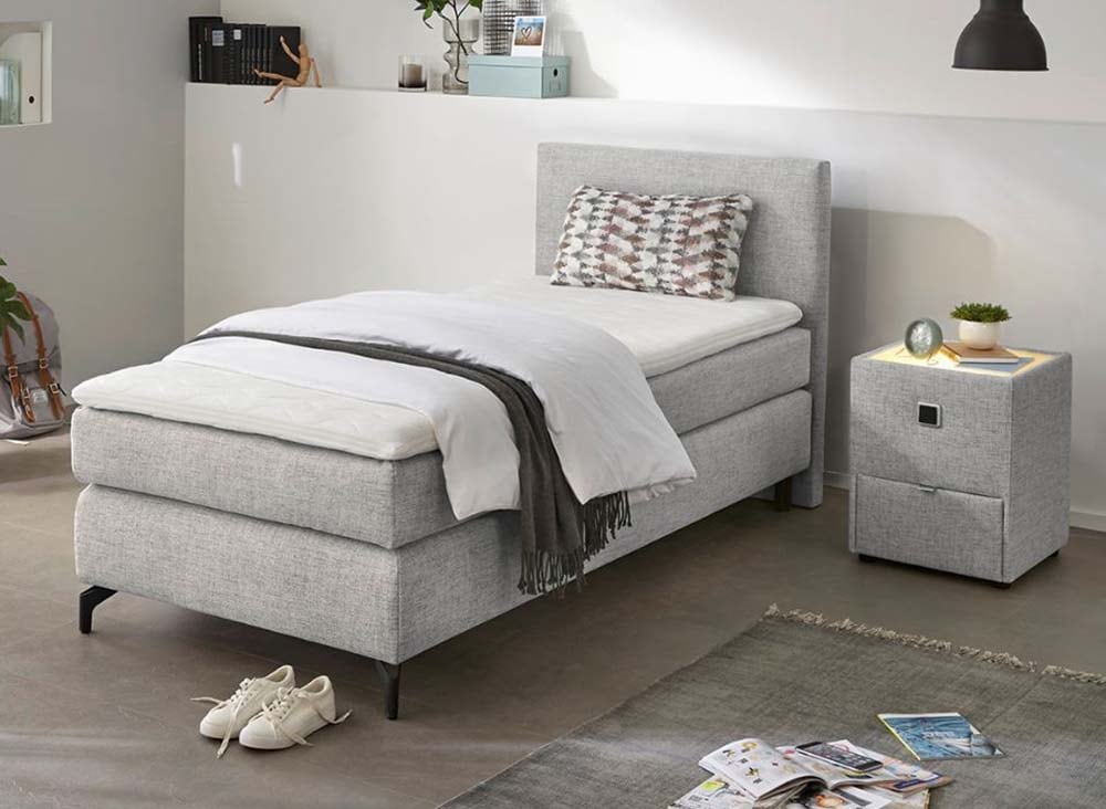 Jockenhöfer Gruppe Boxspringbett ""Alinas" inkl. Topper" erhältlich in unterschiedlichen Breiten und Farbvarianten