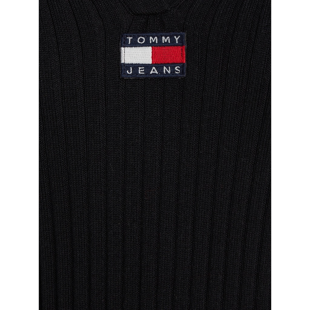 Tommy Jeans Strickkleid »TJW COLLAR BADGE SWEATER DRESS«