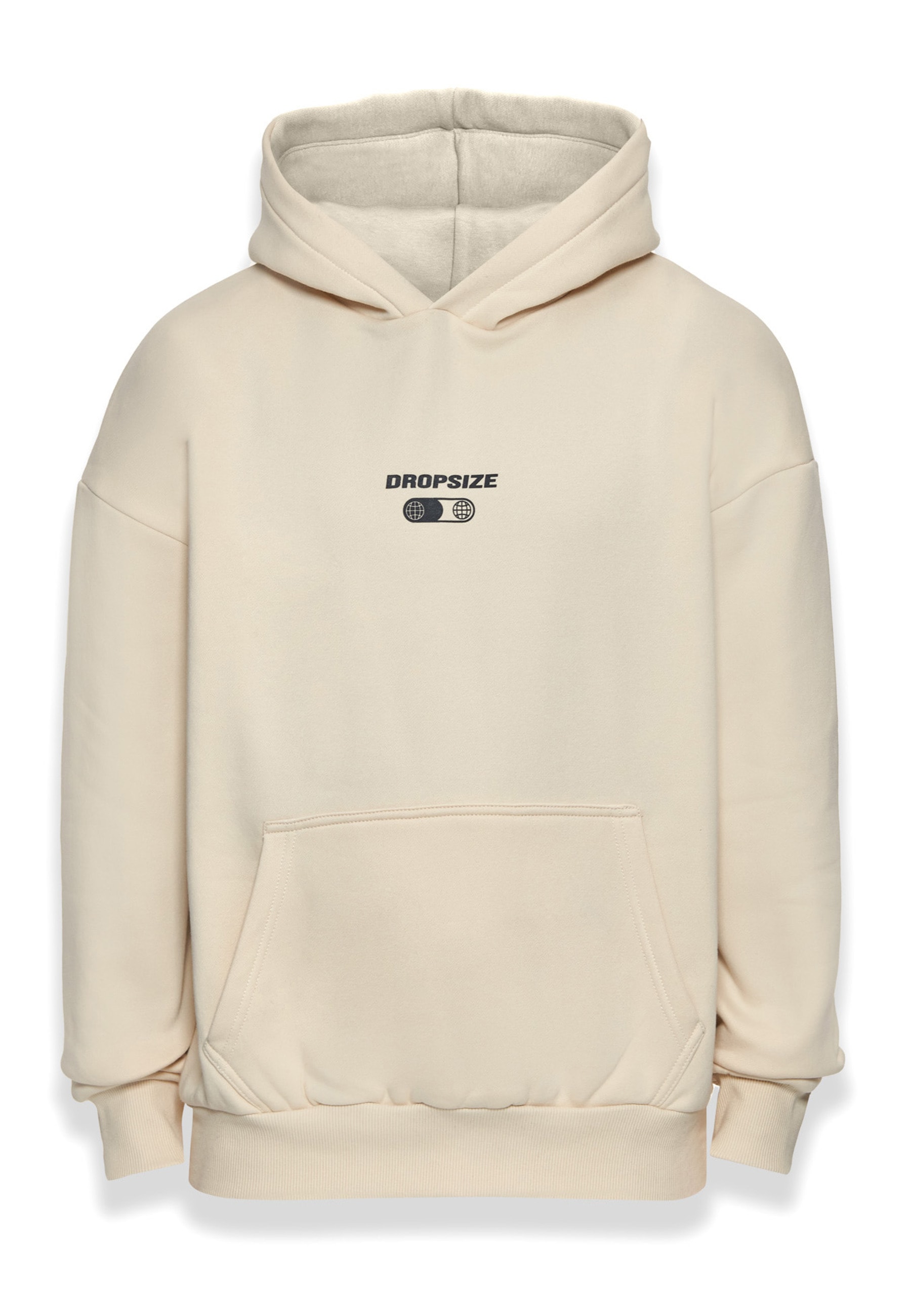 Dropsize Kapuzensweatshirt "Dropsize Herren Dropsize Heavy Oversize Hustle In Silence Hoodie", 1 Stk.