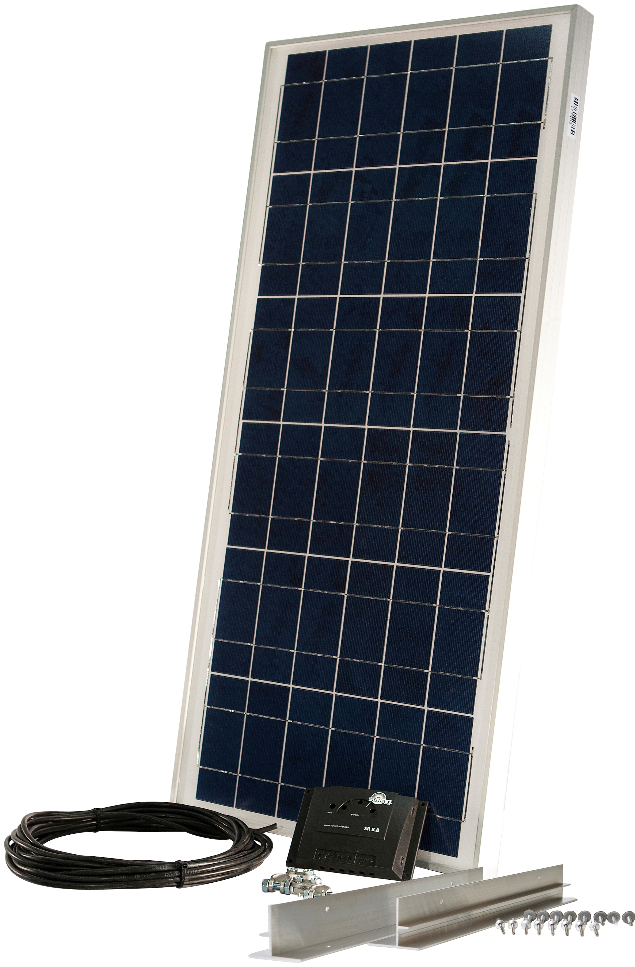 Solarmodul »Caravan-Set 60 Watt, 12 V«, (Set), für Reisemobile und Fahrzeugdächer