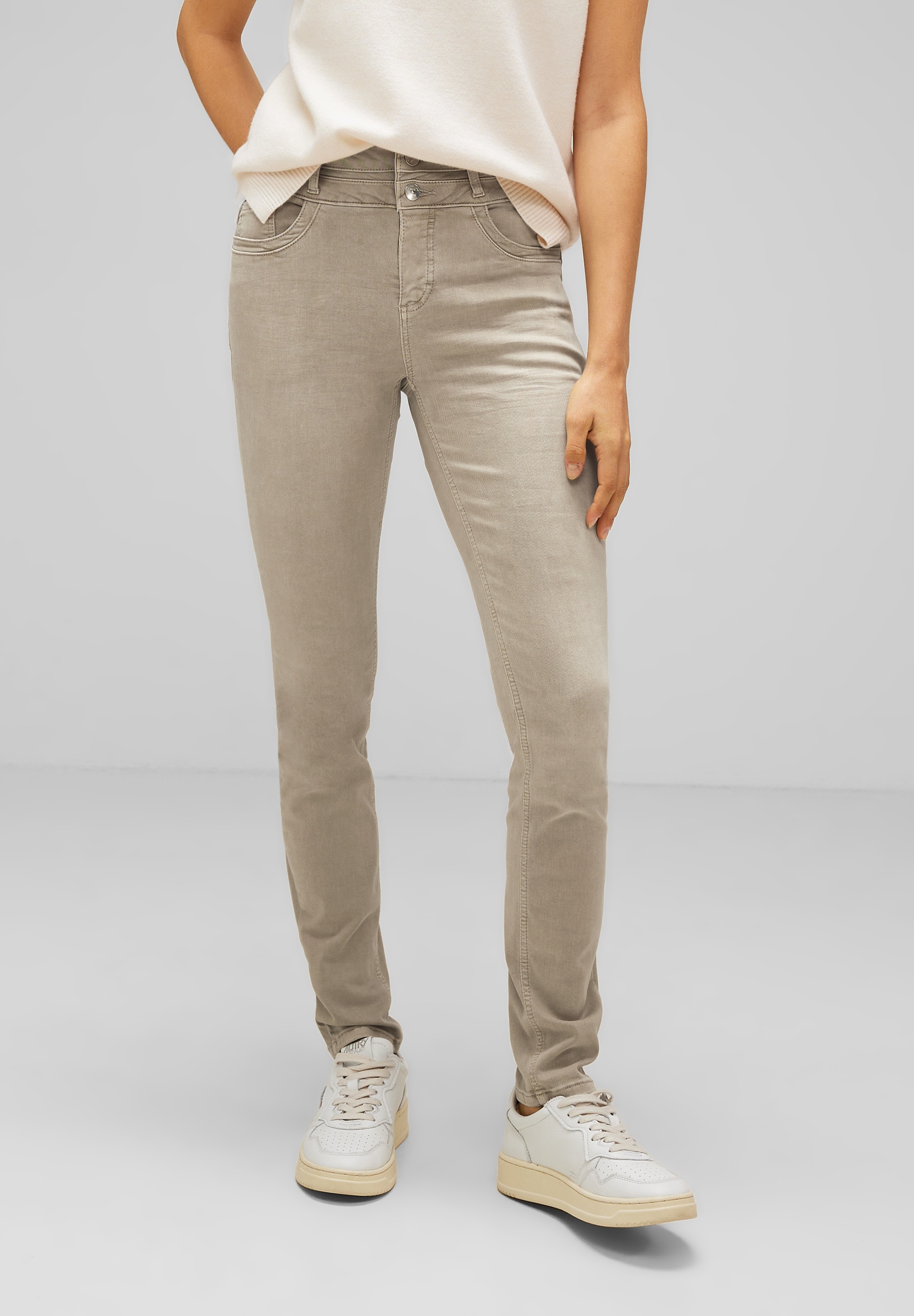 STREET ONE Slim-fit-Jeans, High Waist