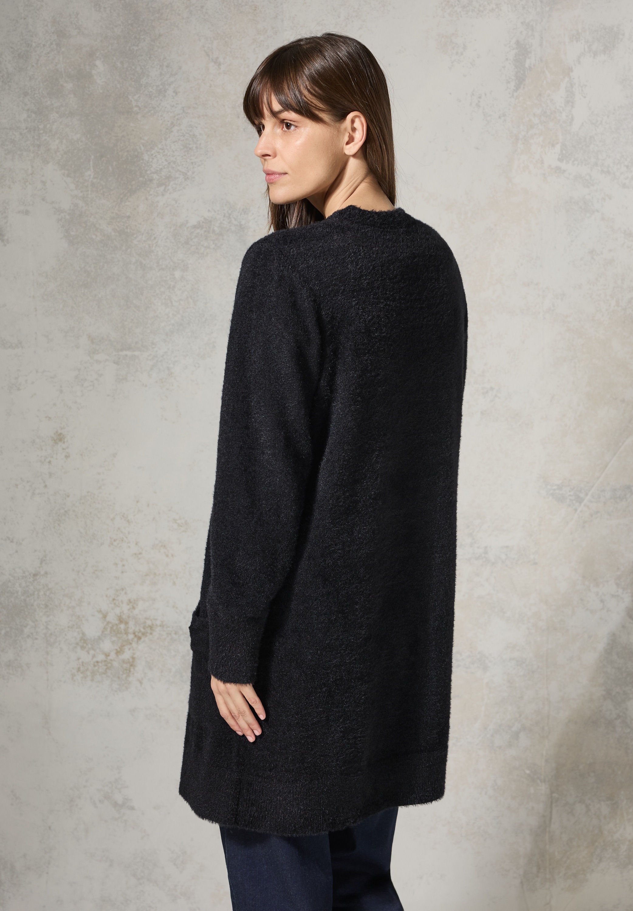 Cecil Longstrickjacke, mit aufgenähten Taschen