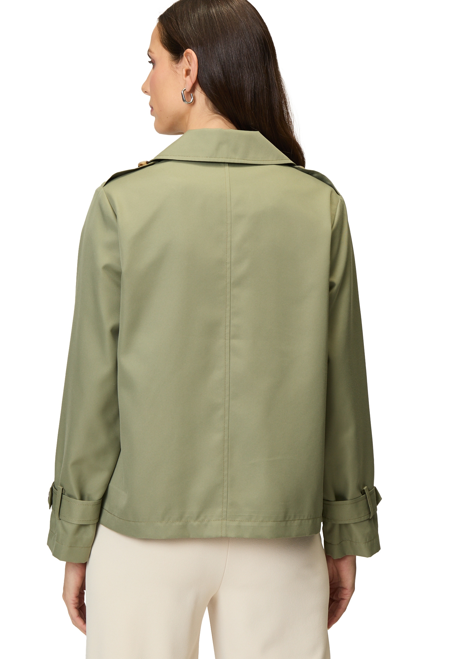 Zero Langjacke »zero Trenchjacke zweireihig mit Reverskragen«