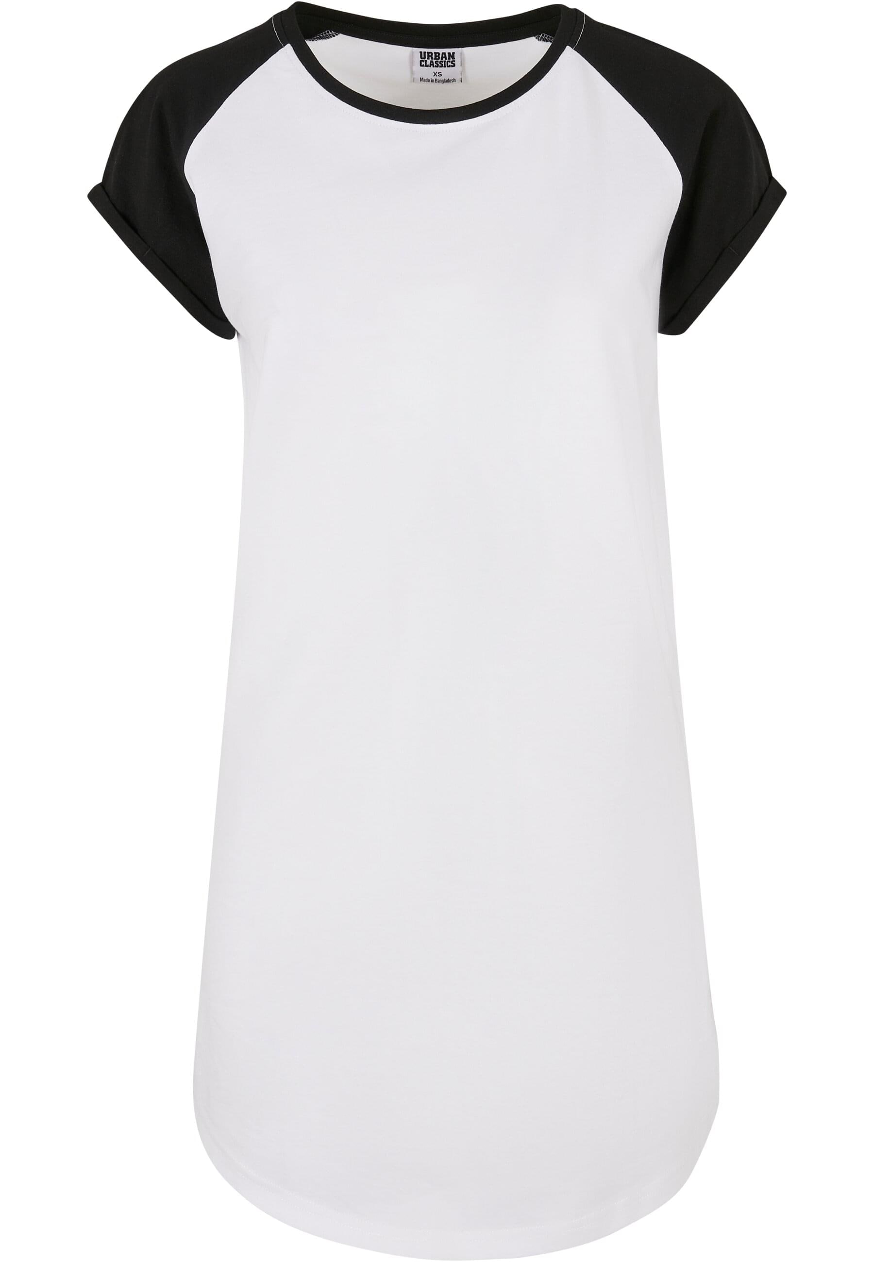 URBAN CLASSICS Shirtkleid »Urban Classics Damen Ladies Contrast Raglan Tee Dress«, (1 tlg.)