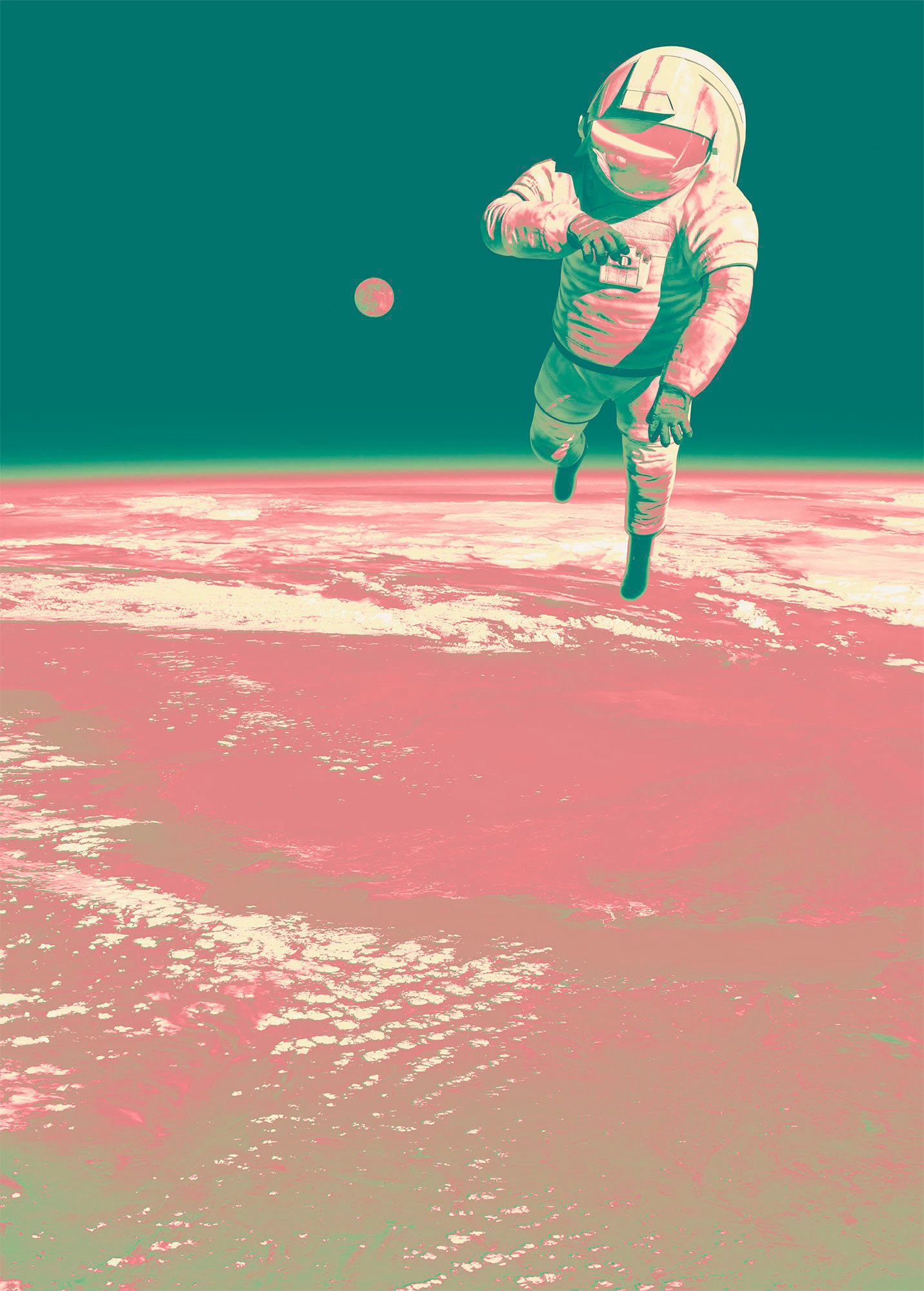 Komar Vliestapete "Spacewalk", 200x280 cm (Breite x Höhe)
