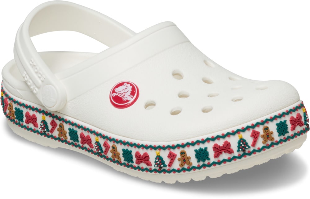 Crocs Clog »Crocband Holiday Clog T«  Weihnachtsschuh, Hausschuh mit buntem Festive Print