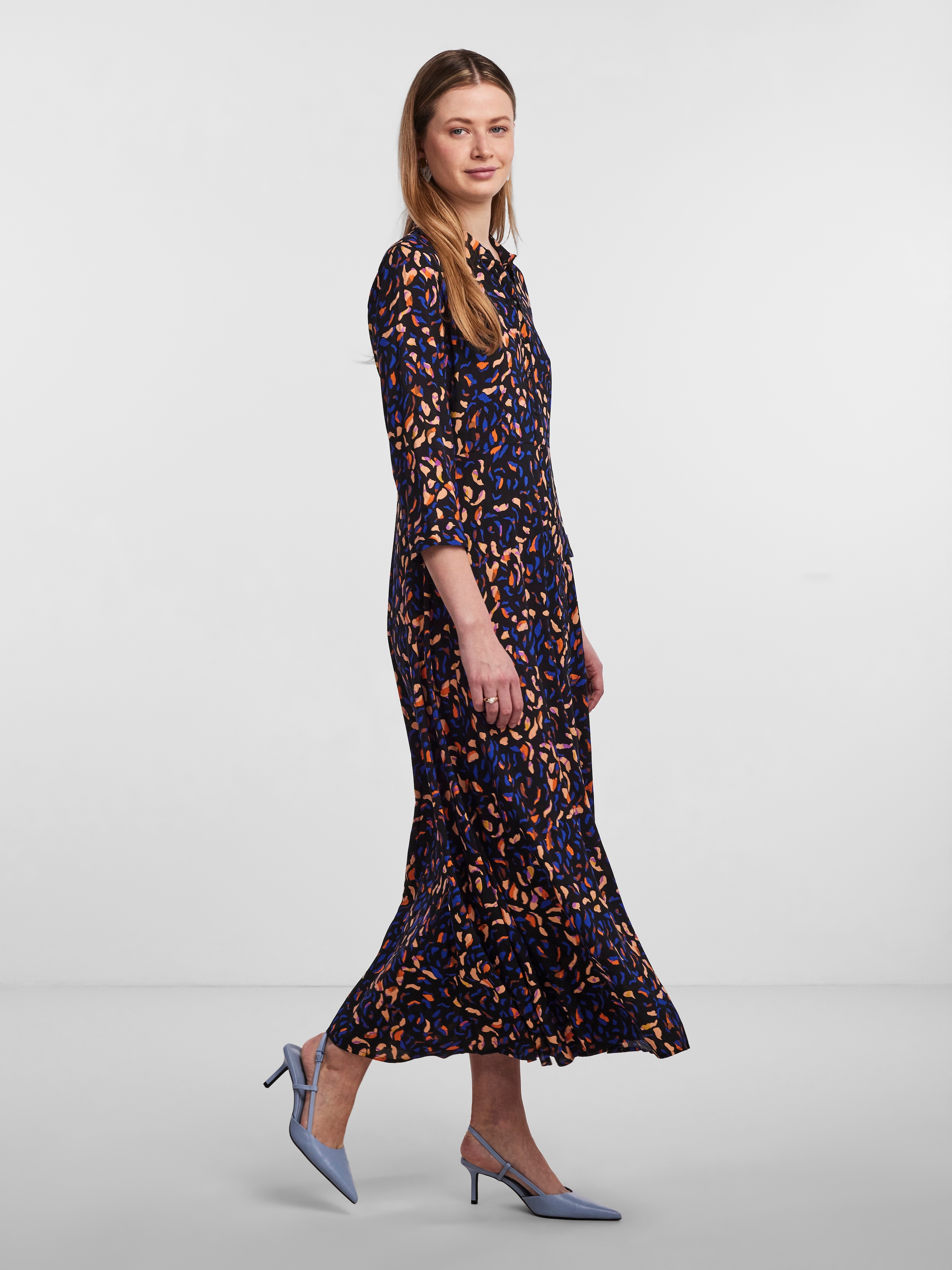 Y.A.S Hemdblusenkleid »YASSAVANNA LONG SHIRT DRESS« Viskose, loose fit