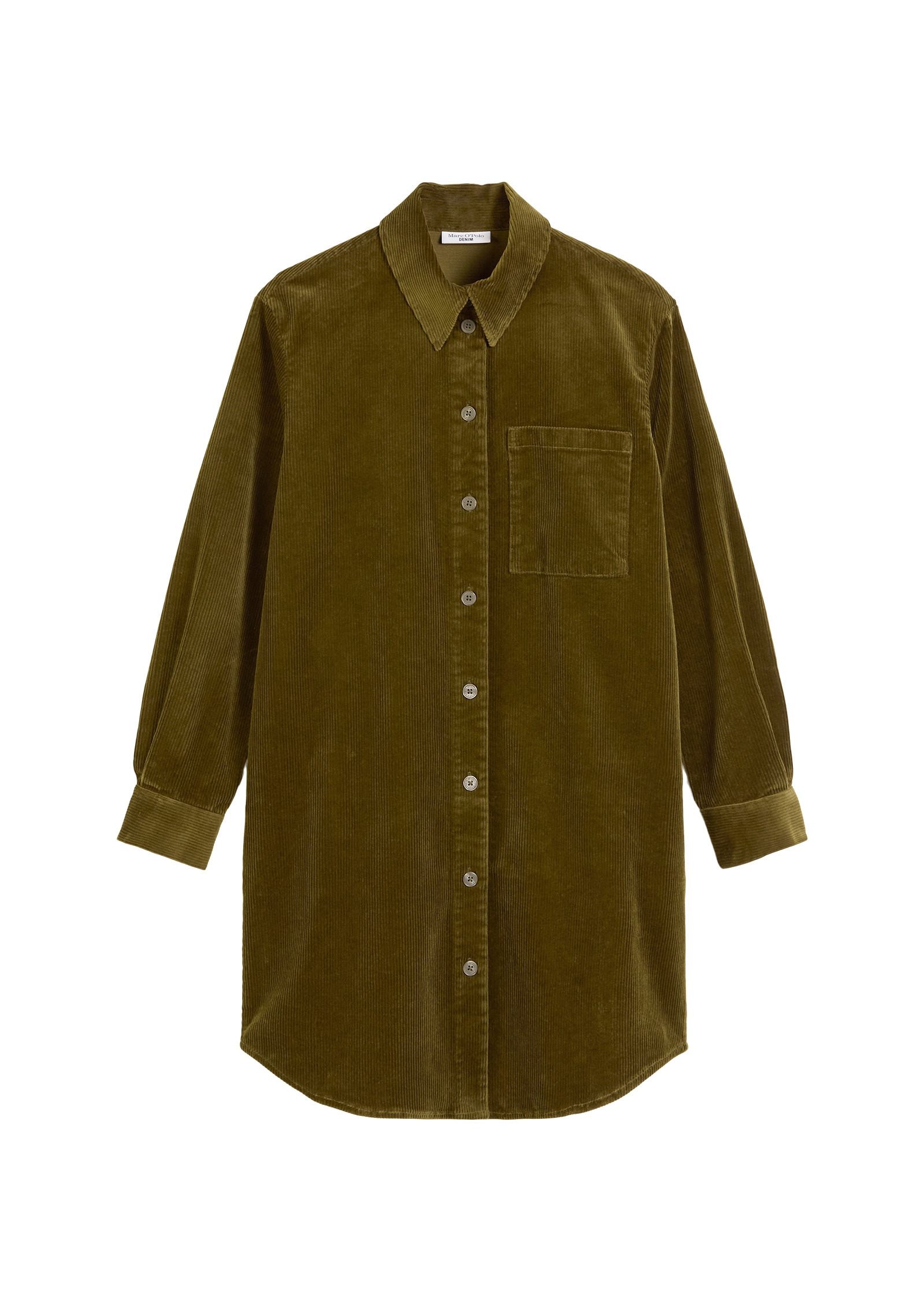 Marc O'Polo DENIM Hemdblusenkleid »aus Organic Cotton Stretch«