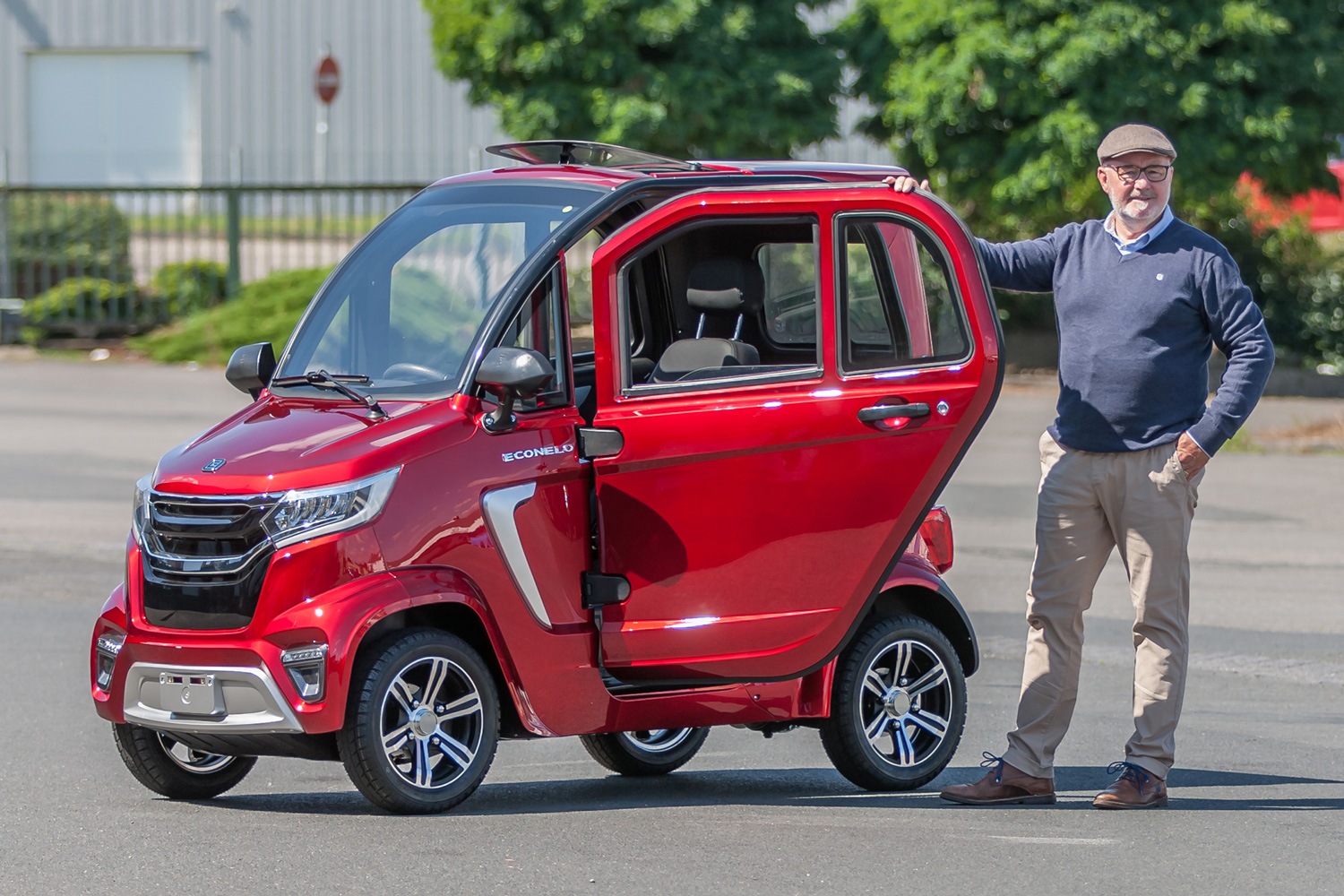 ECONELO Elektromobil »Seniorenmobil NELO 4.1«, 2200 W, 45 km/h, mit Rückfahrkamera