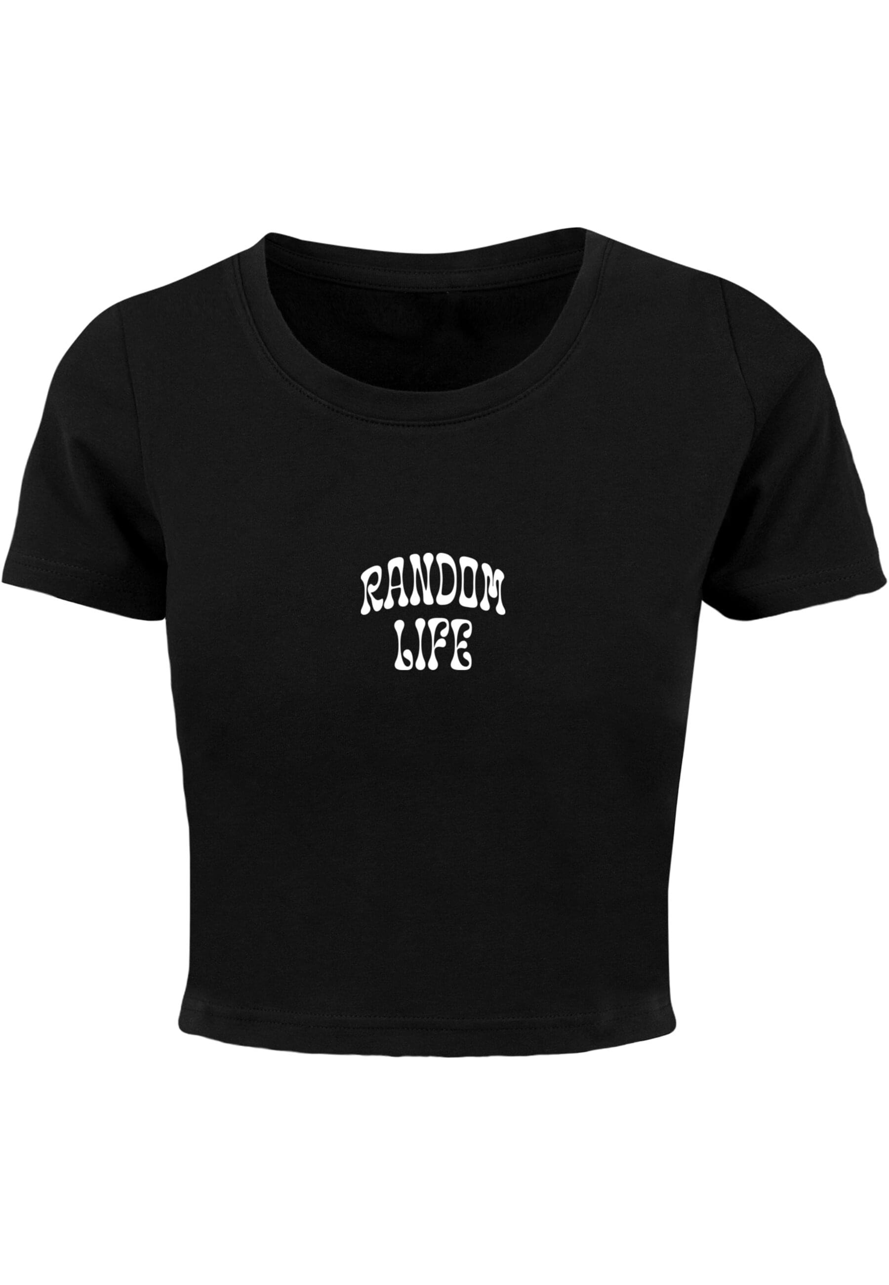 Merchcode T-Shirt "Merchcode Damen Ladies Random Life Cropped Tee" günstig online kaufen