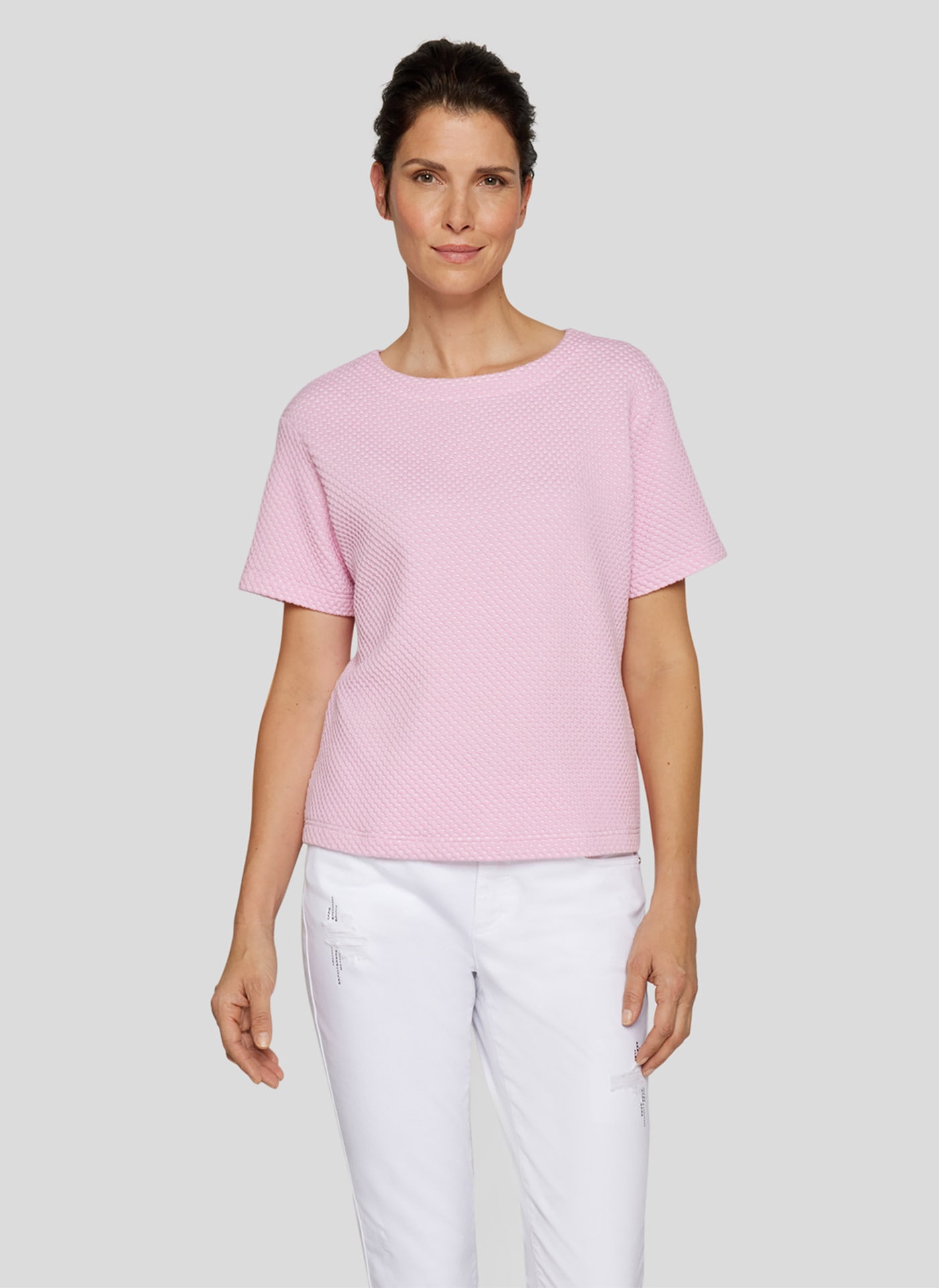 Rabe Poloshirt mit floralem Muster günstig online kaufen