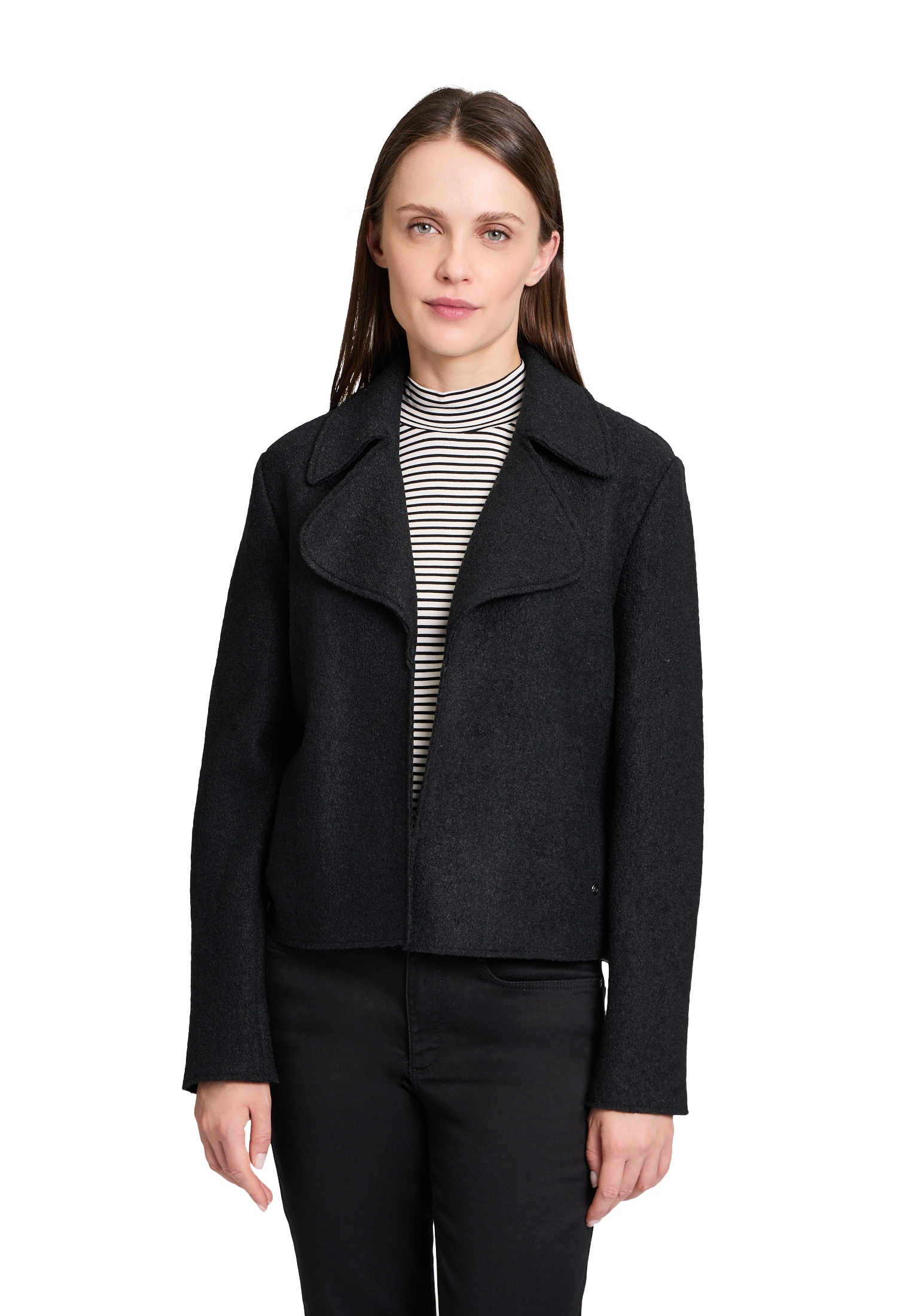 Betty&Co Jackenblazer "Betty & Co Casual-Jacke mit Kragen", Material