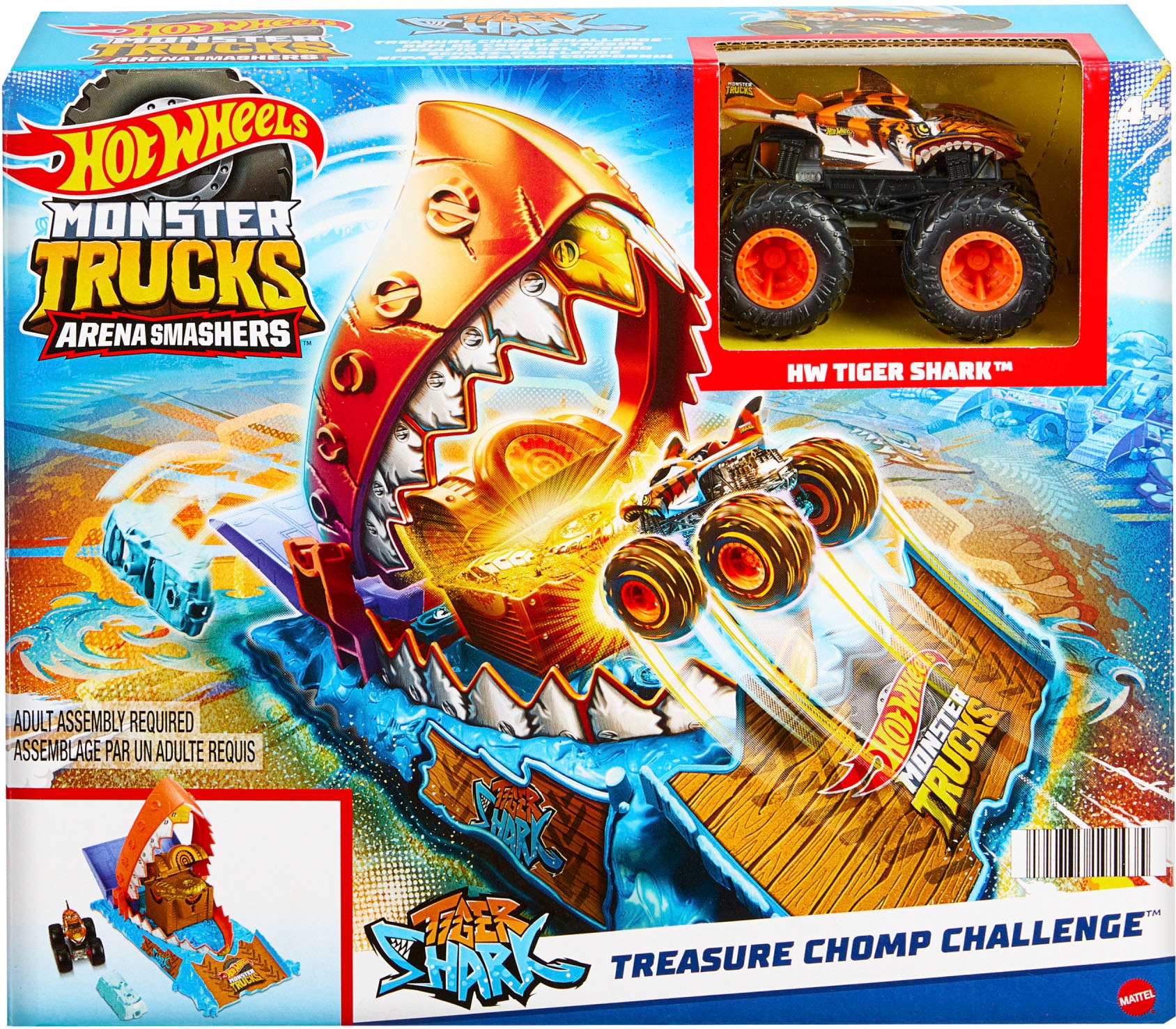 Hot Wheels Autorennbahn »Monster Trucks Arena Smashers Entry Challenge«