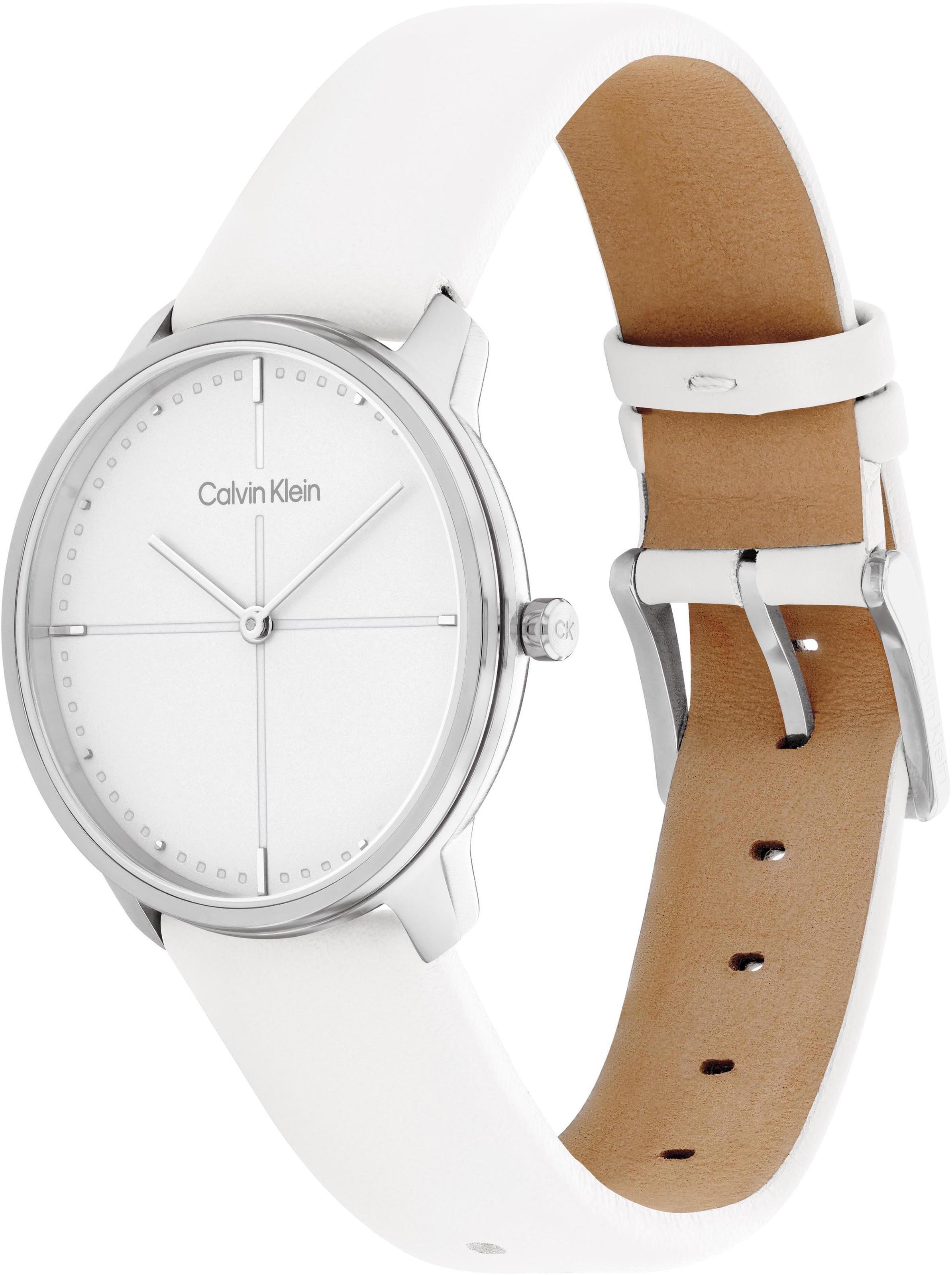 Calvin Klein Quarzuhr »ICONIC 35 mm, 25200161«, Armbanduhr, Damenuhr, Mineralglas