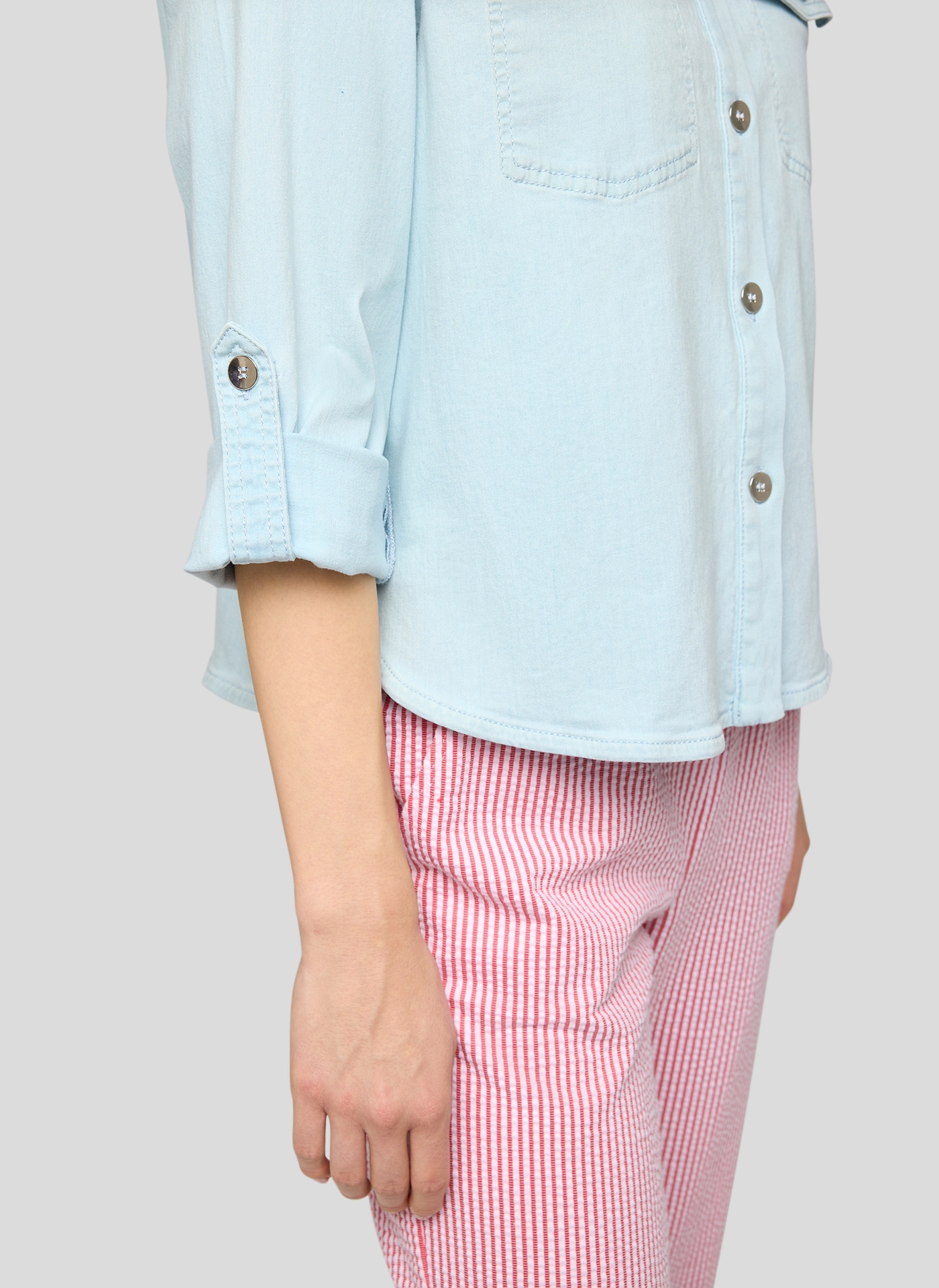 Rabe Hemdbluse mit Brust Taschen