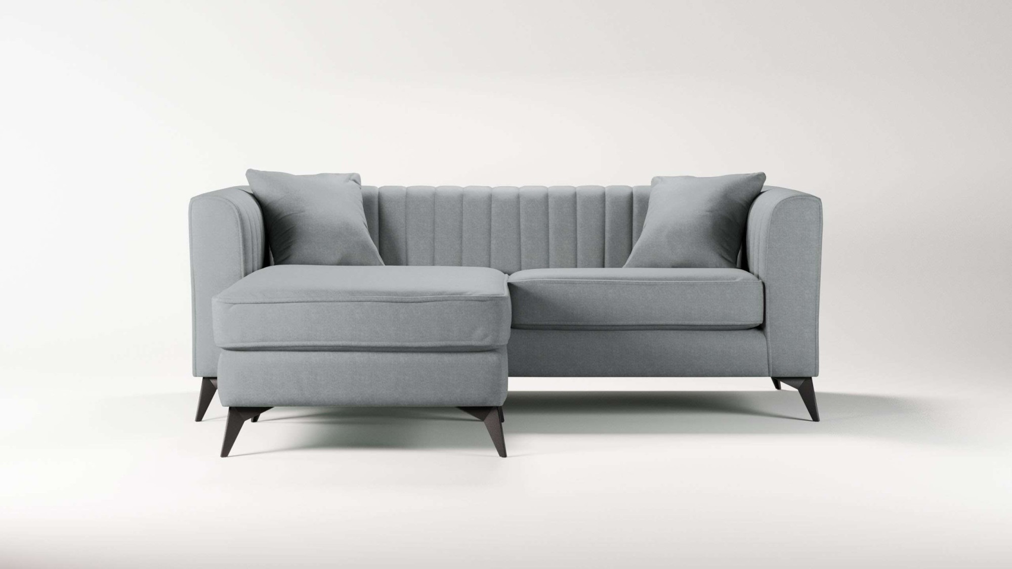 Places of Style Ecksofa "MATTHEW L-Form ideal für kleine Räume, Maße B/T/H: günstig online kaufen